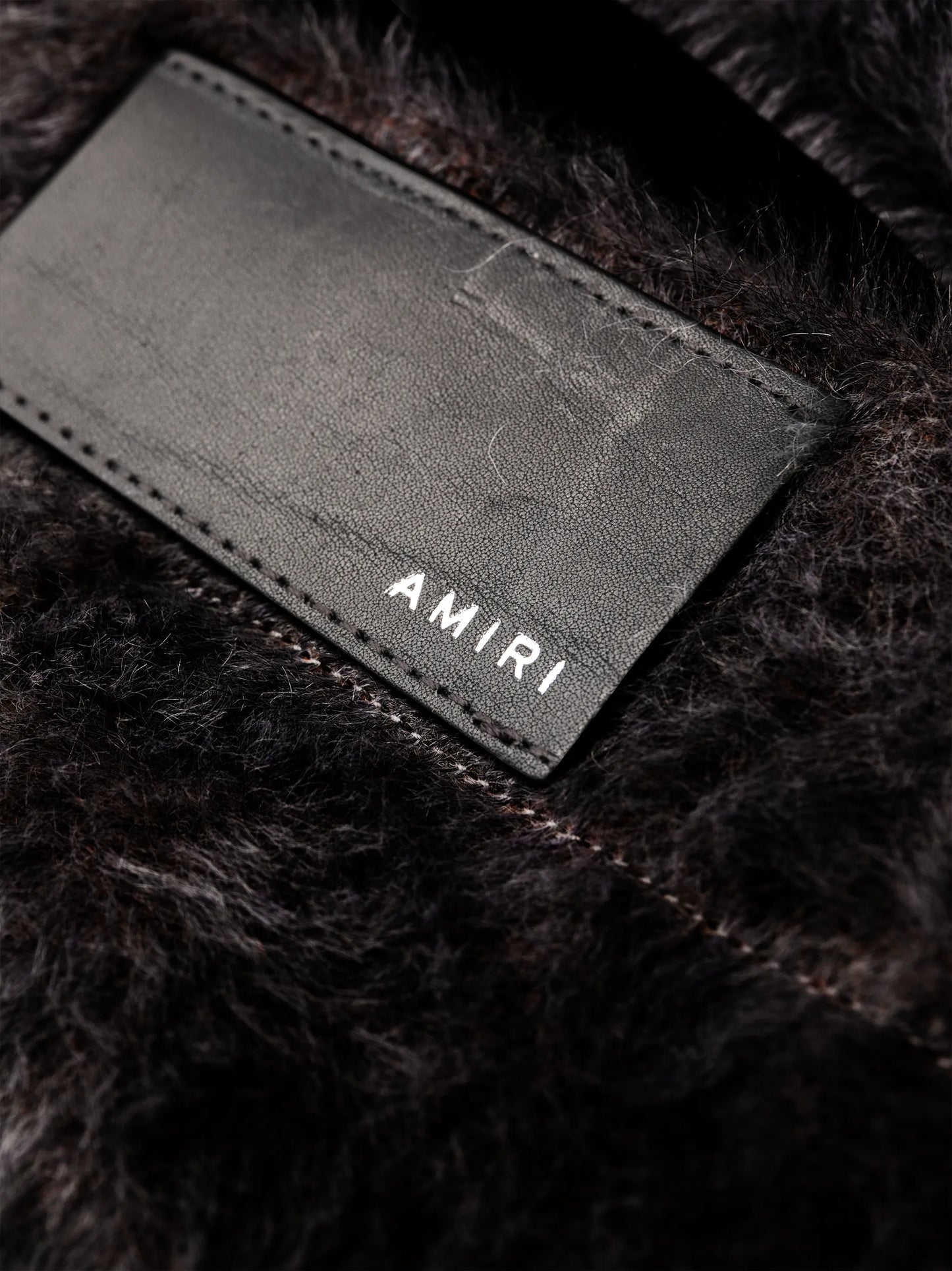 faux-fur cargo pants