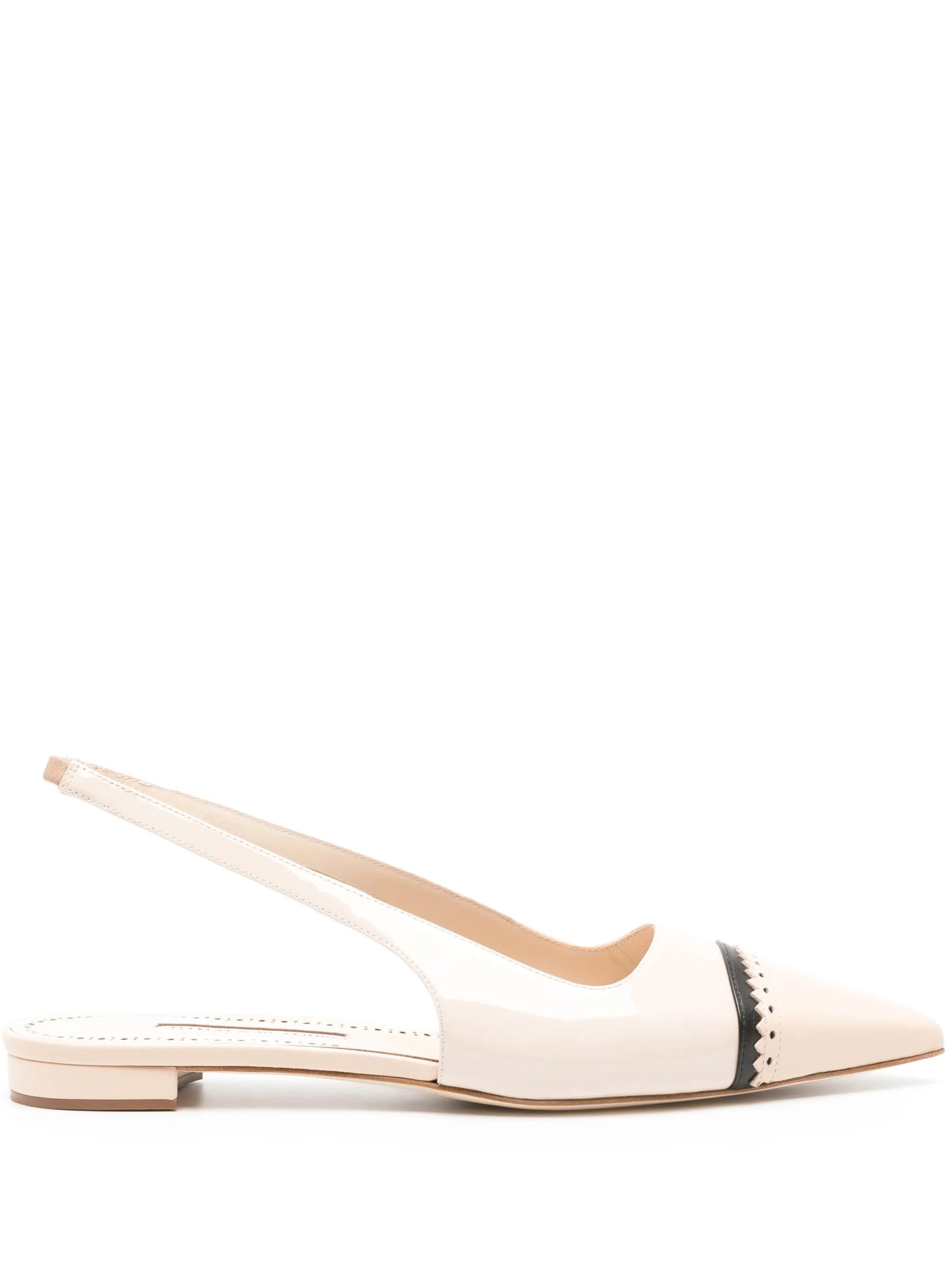 Tuxa leather ballerina shoes