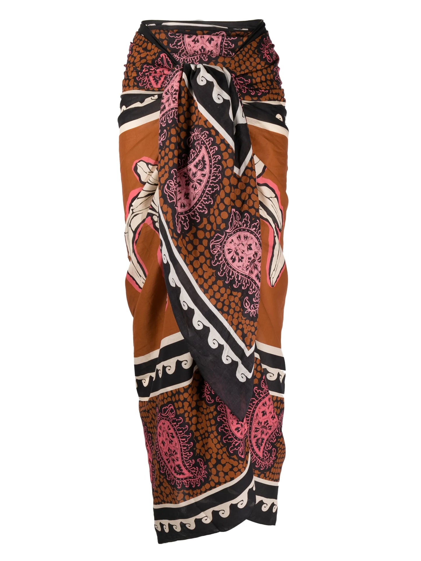 Kilimanjaro mix-print cotton sarong
