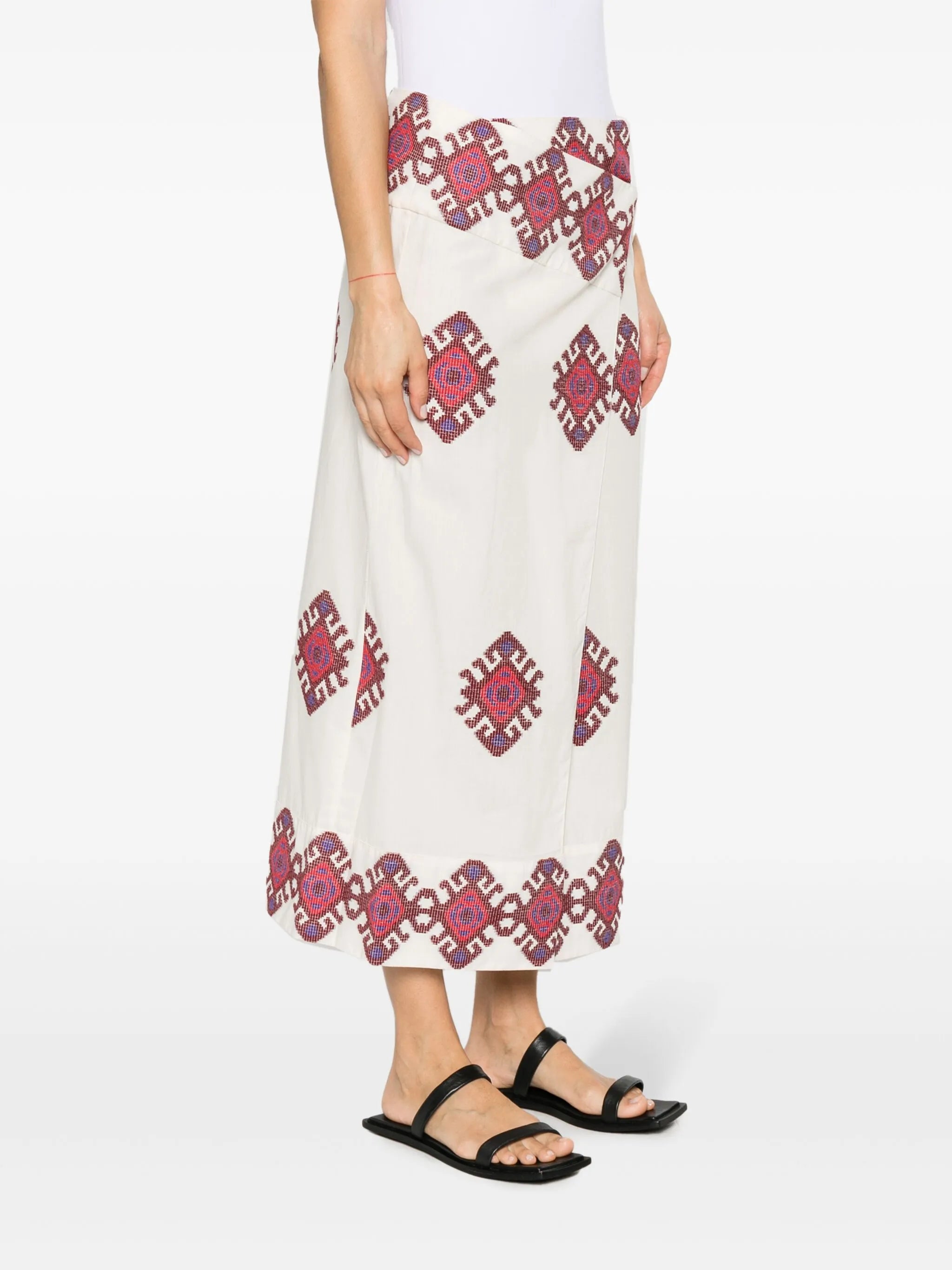 Beauty Abounds jacquard wrap skirt