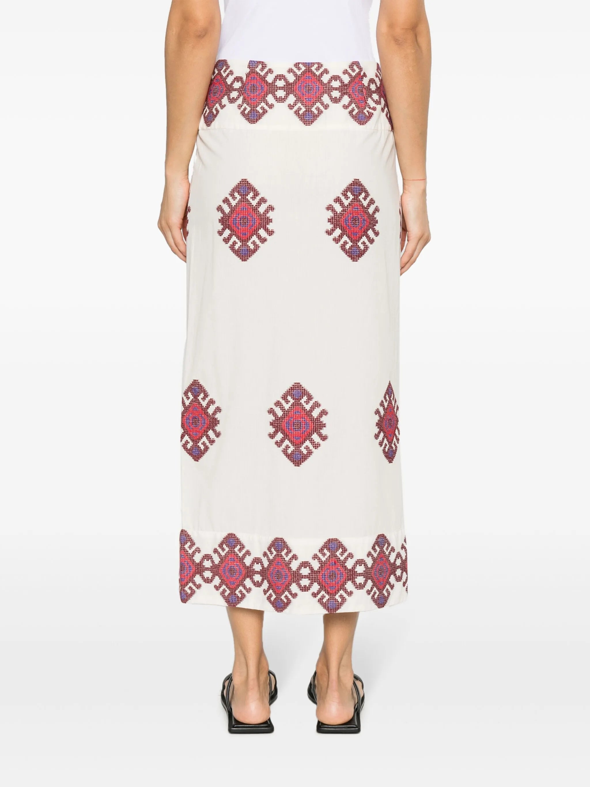 Beauty Abounds jacquard wrap skirt
