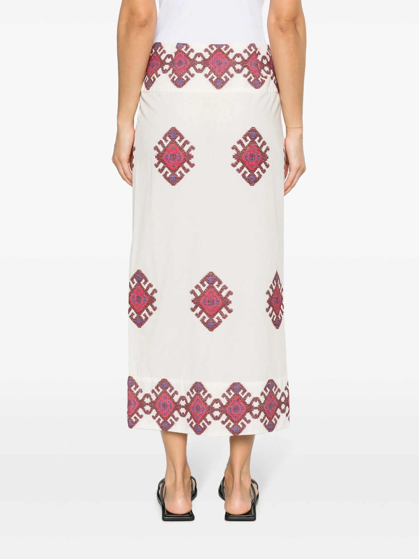 Beauty Abounds jacquard wrap skirt