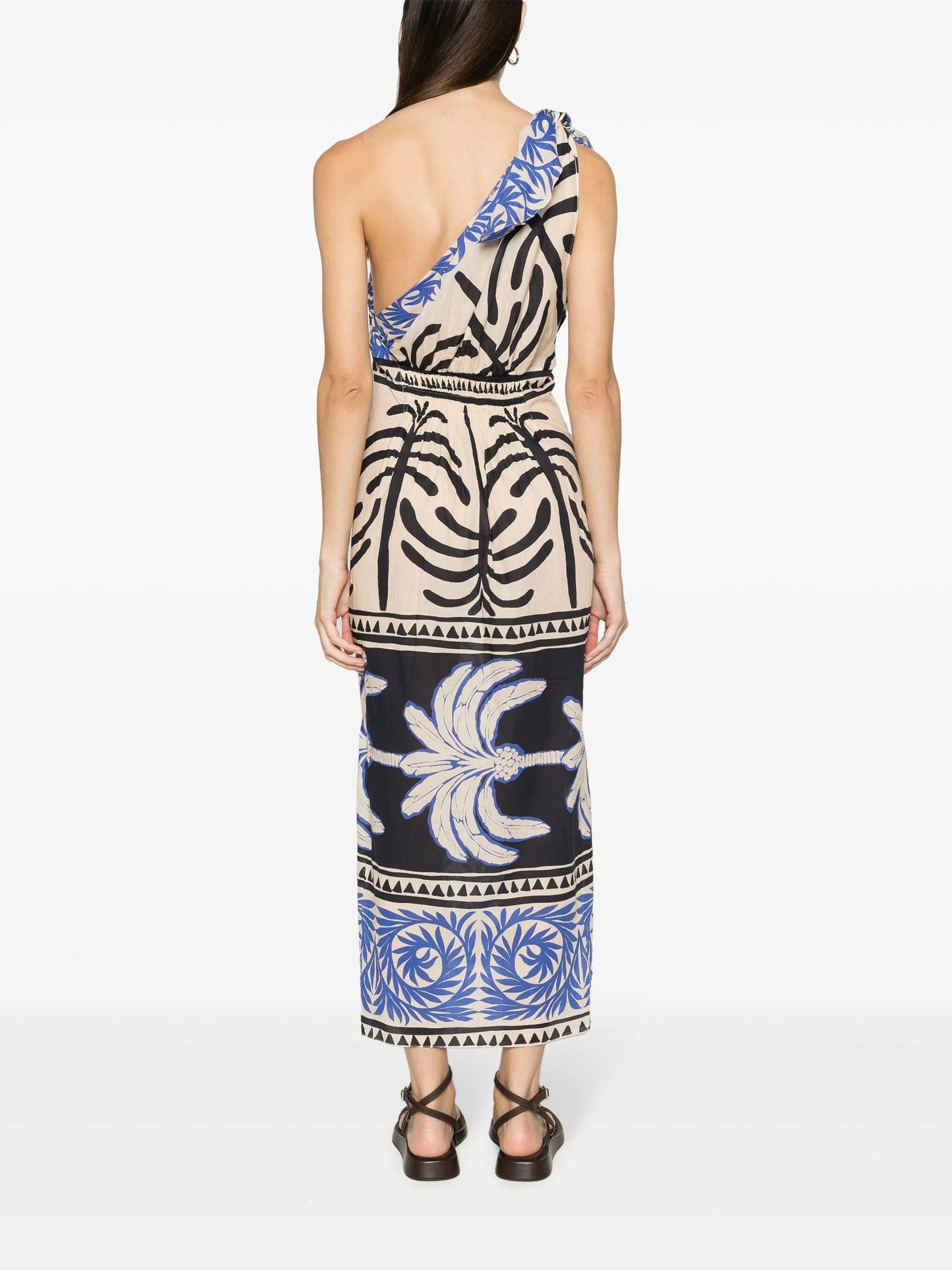 Tanga Coast graphic print midi dress