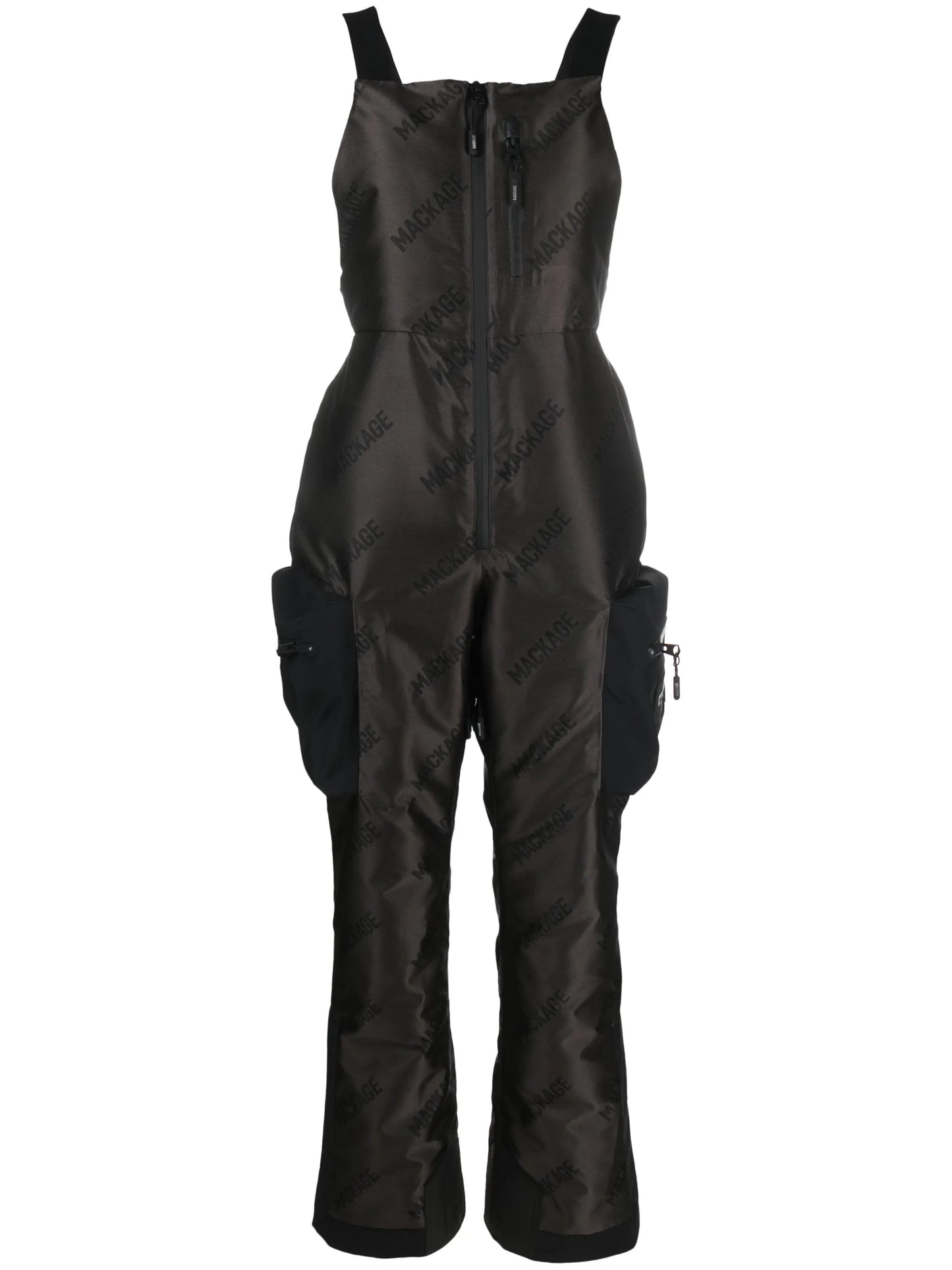 Vinya logo-print ski salopettes