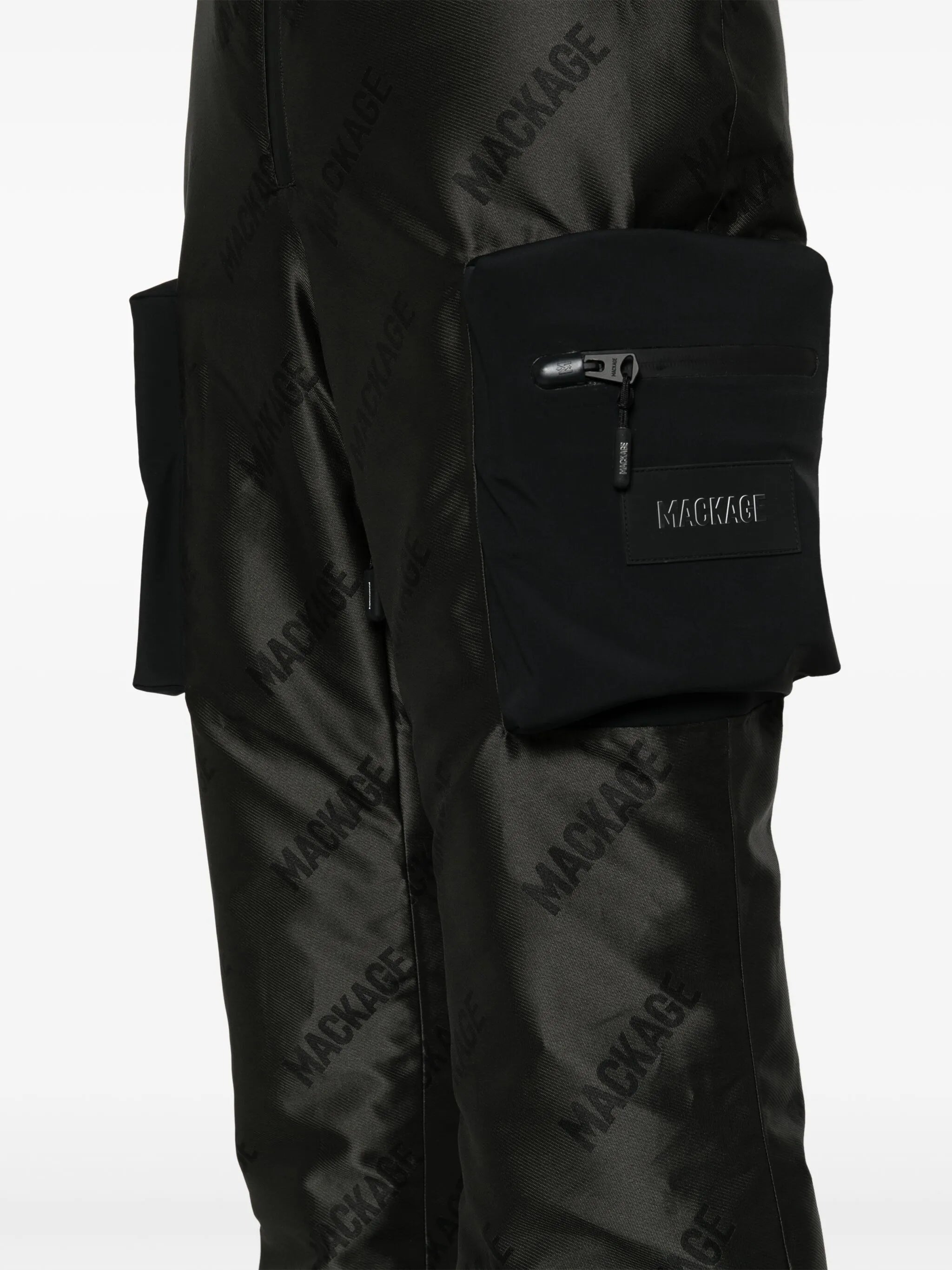 Vinya logo-print ski salopettes