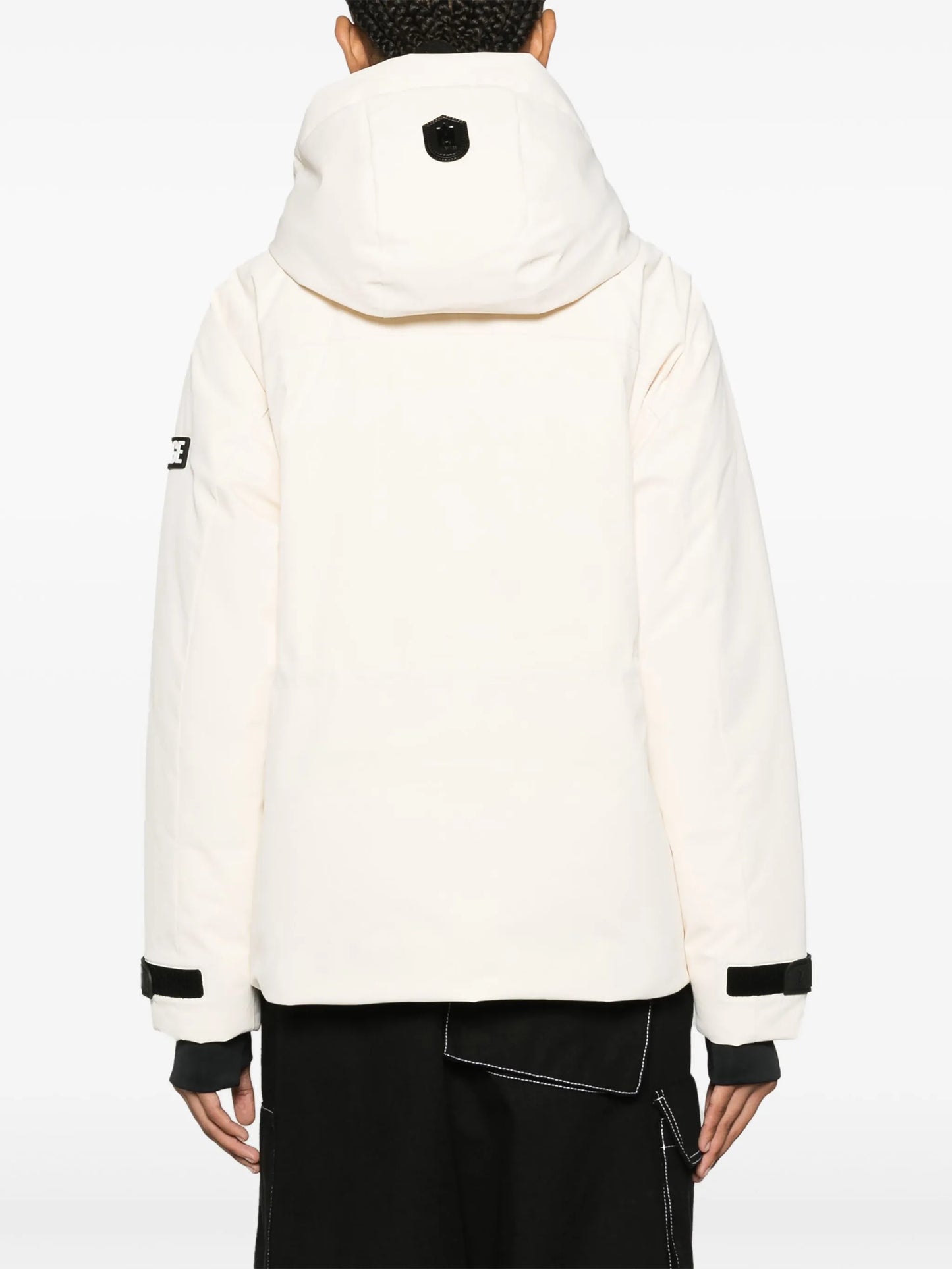 Iclyn hooded down-filled ski jacket
