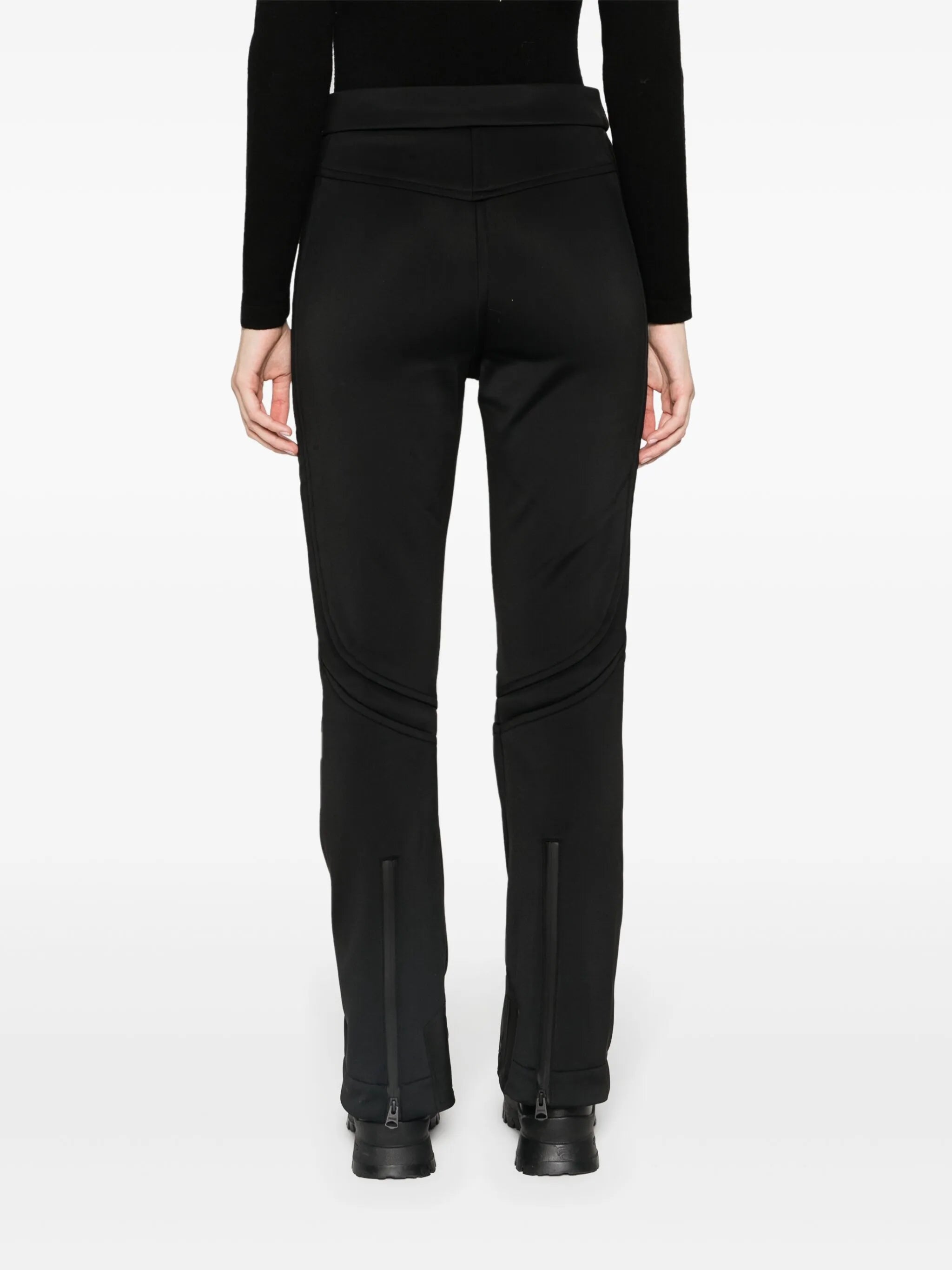 Erika ribbed-detail ski trousers