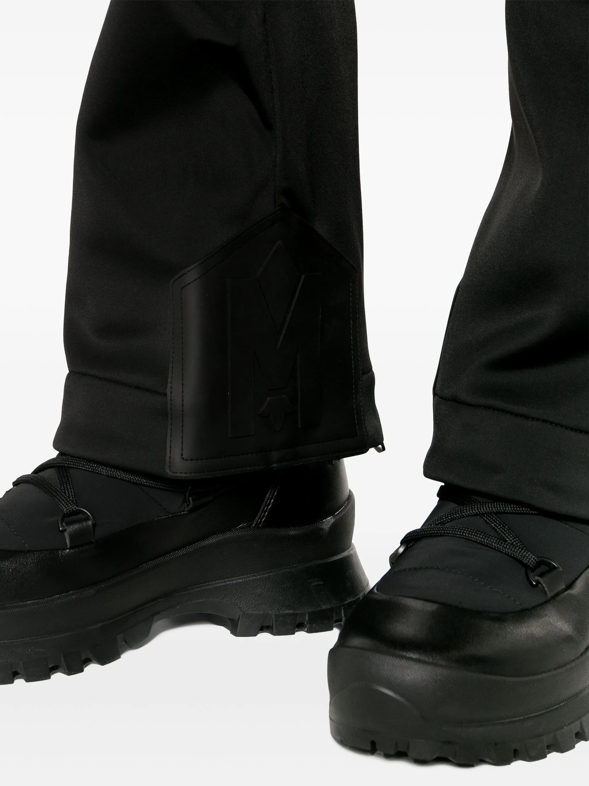 Erika ribbed-detail ski trousers