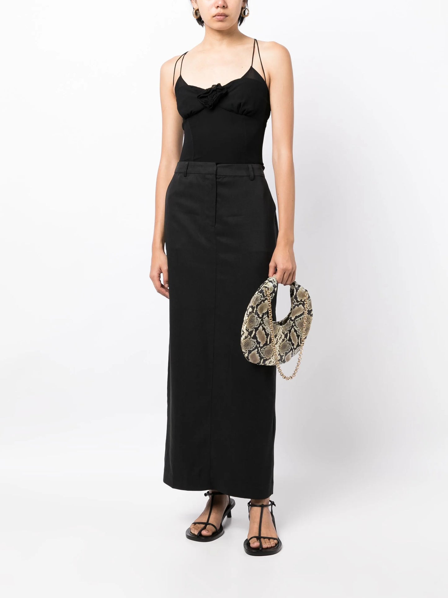 Cairo tailored maxi skirt