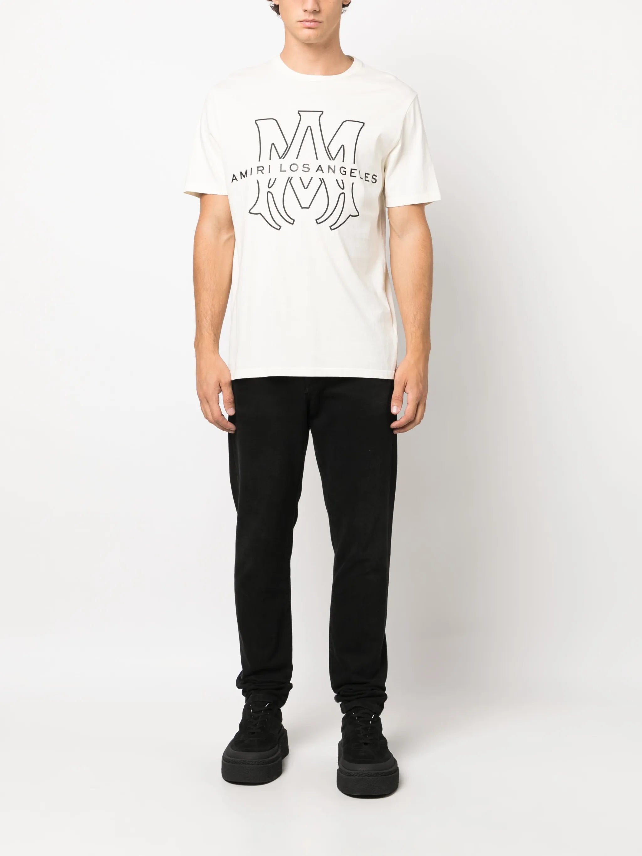 logo-print cotton T-shirt
