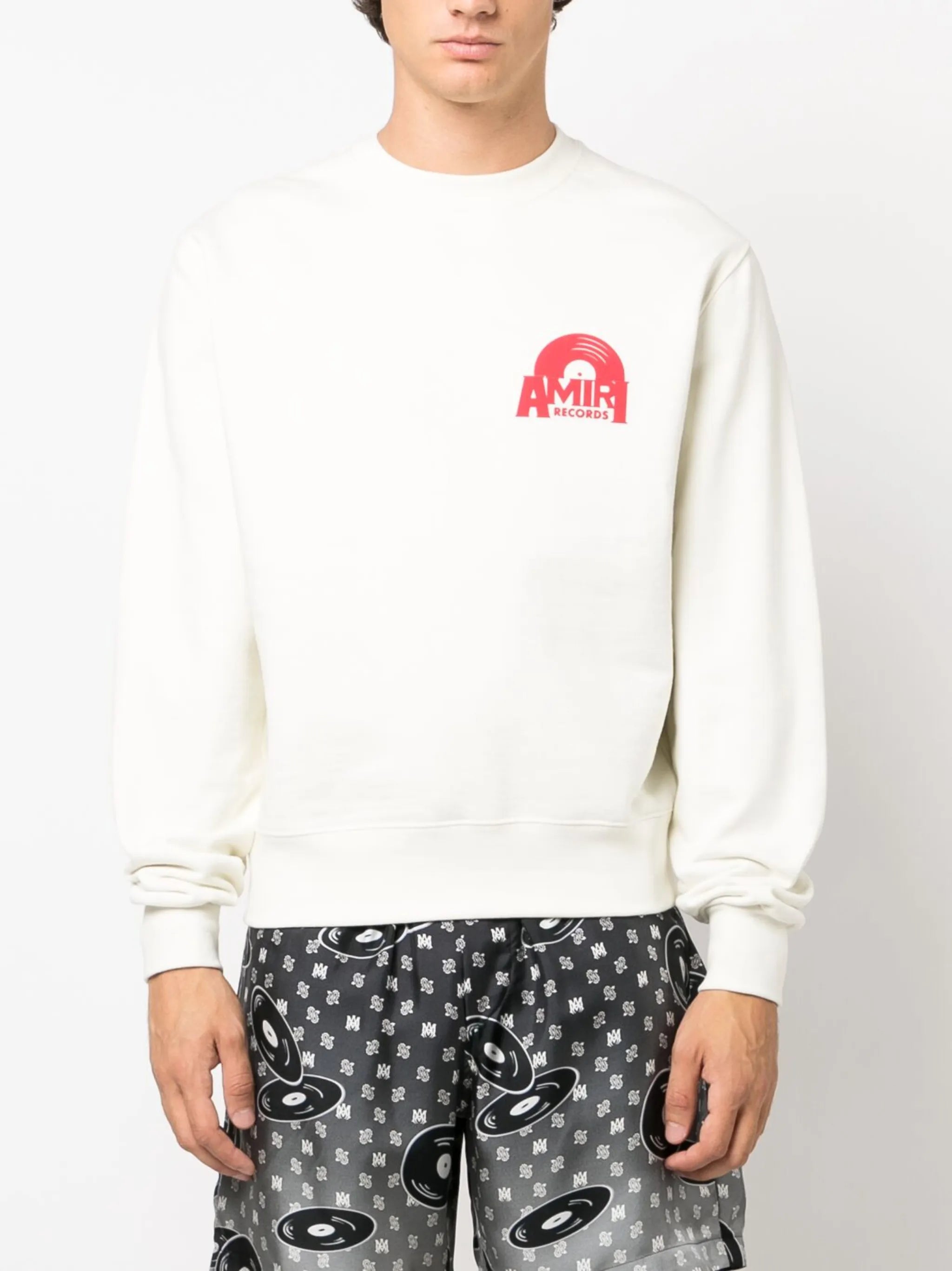 logo-print crew-neck sweatshirt