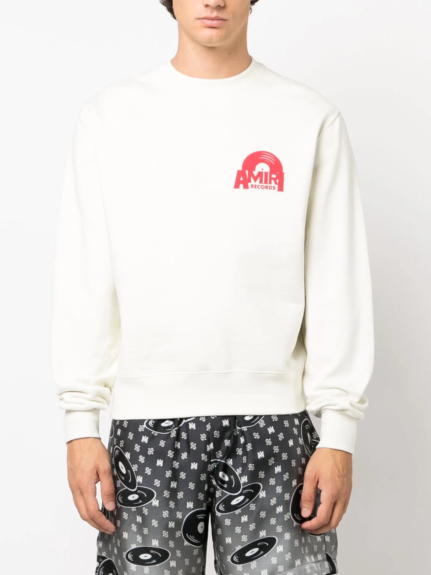 logo-print crew-neck sweatshirt