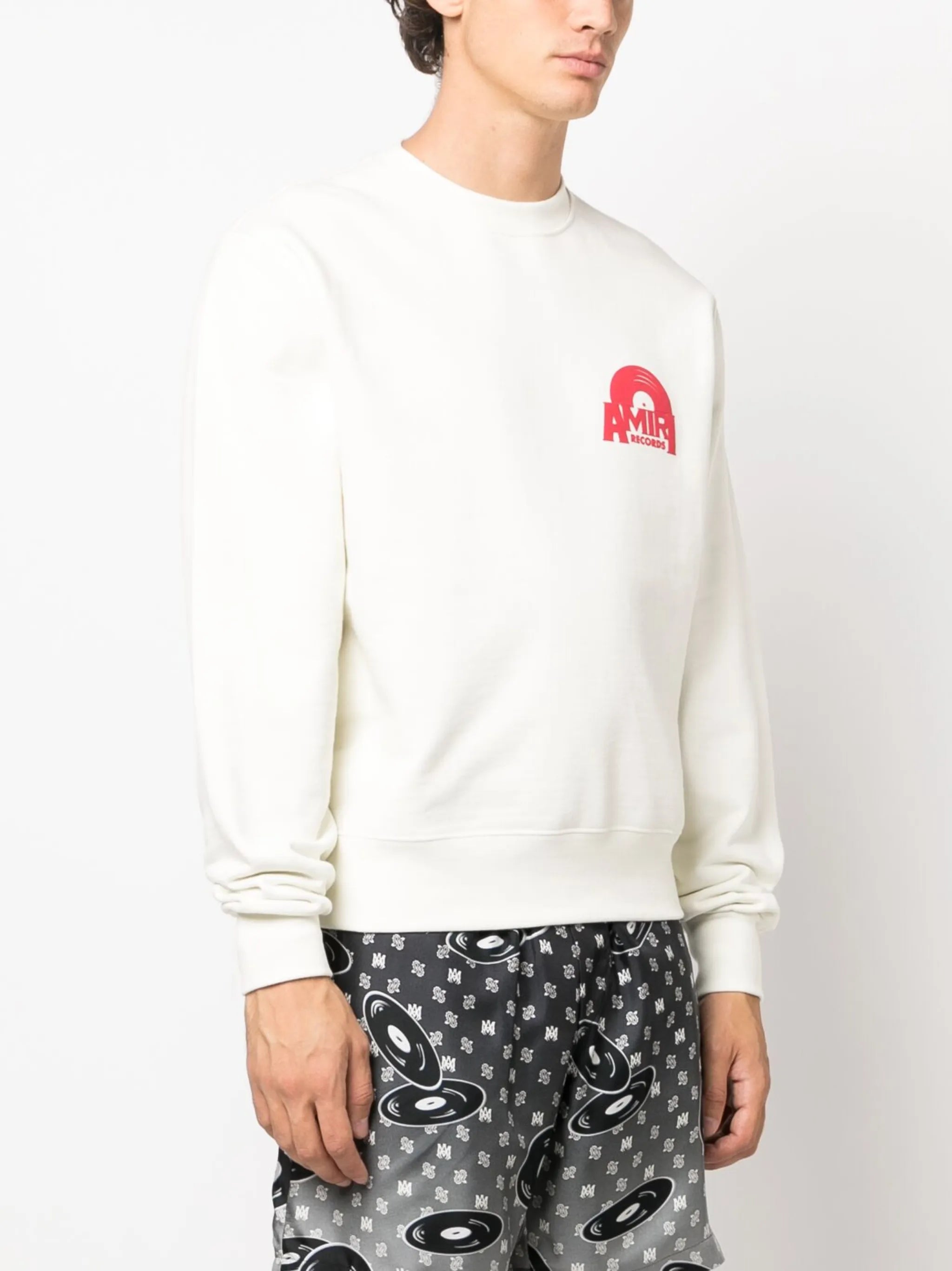 logo-print crew-neck sweatshirt
