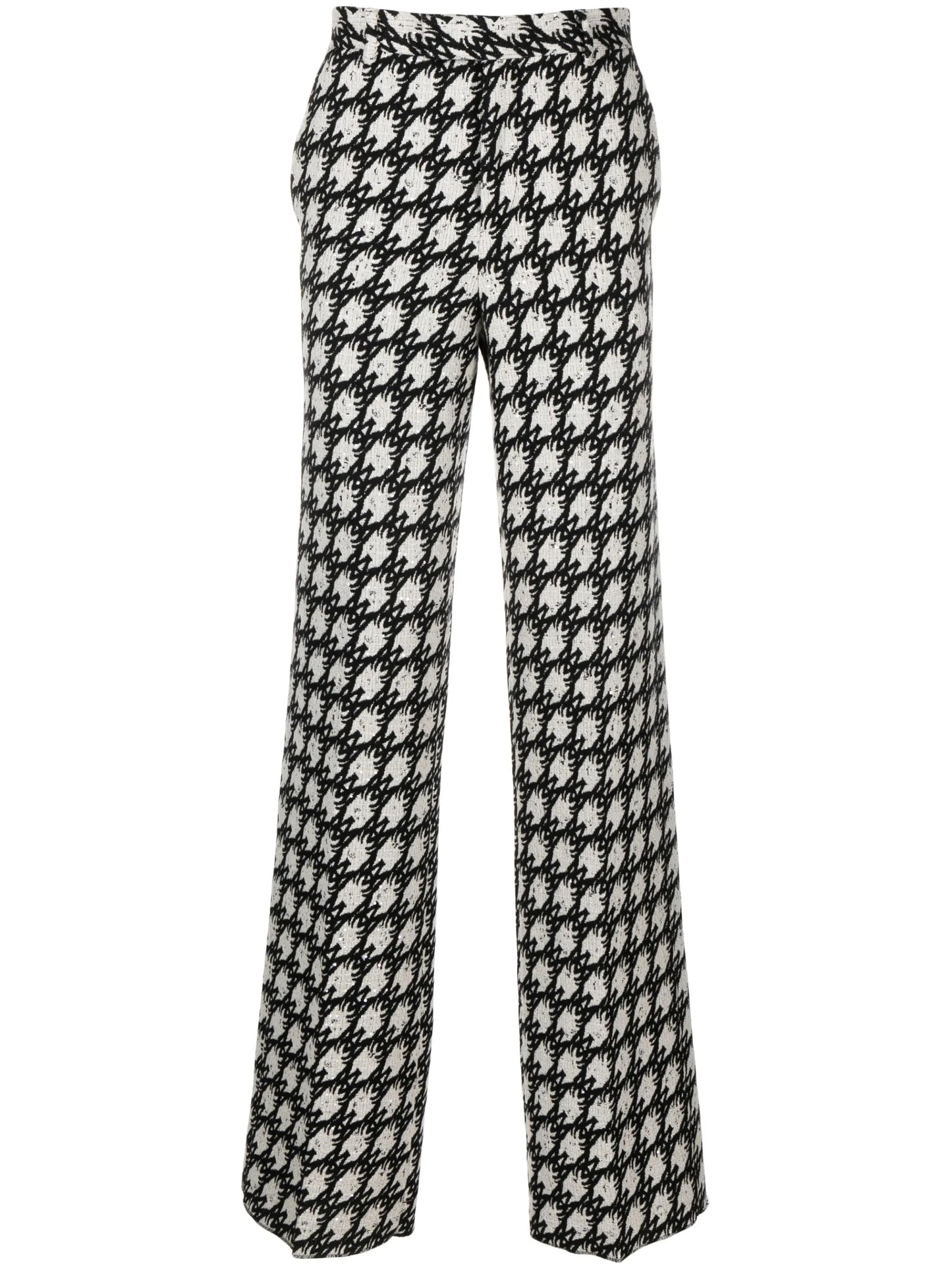 tweed tailored cotton trousers