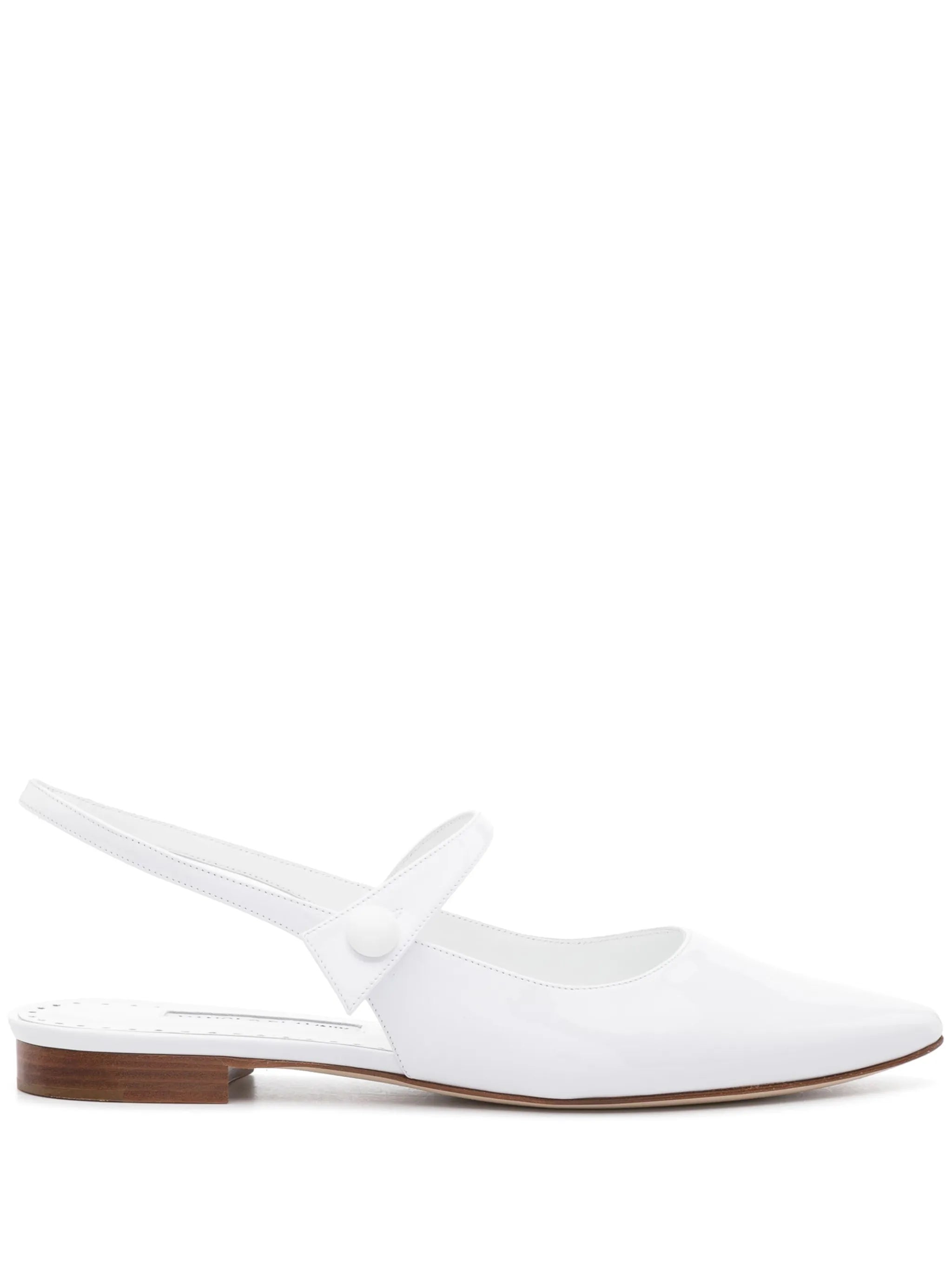 Didion pointed-toe ballerina shoes