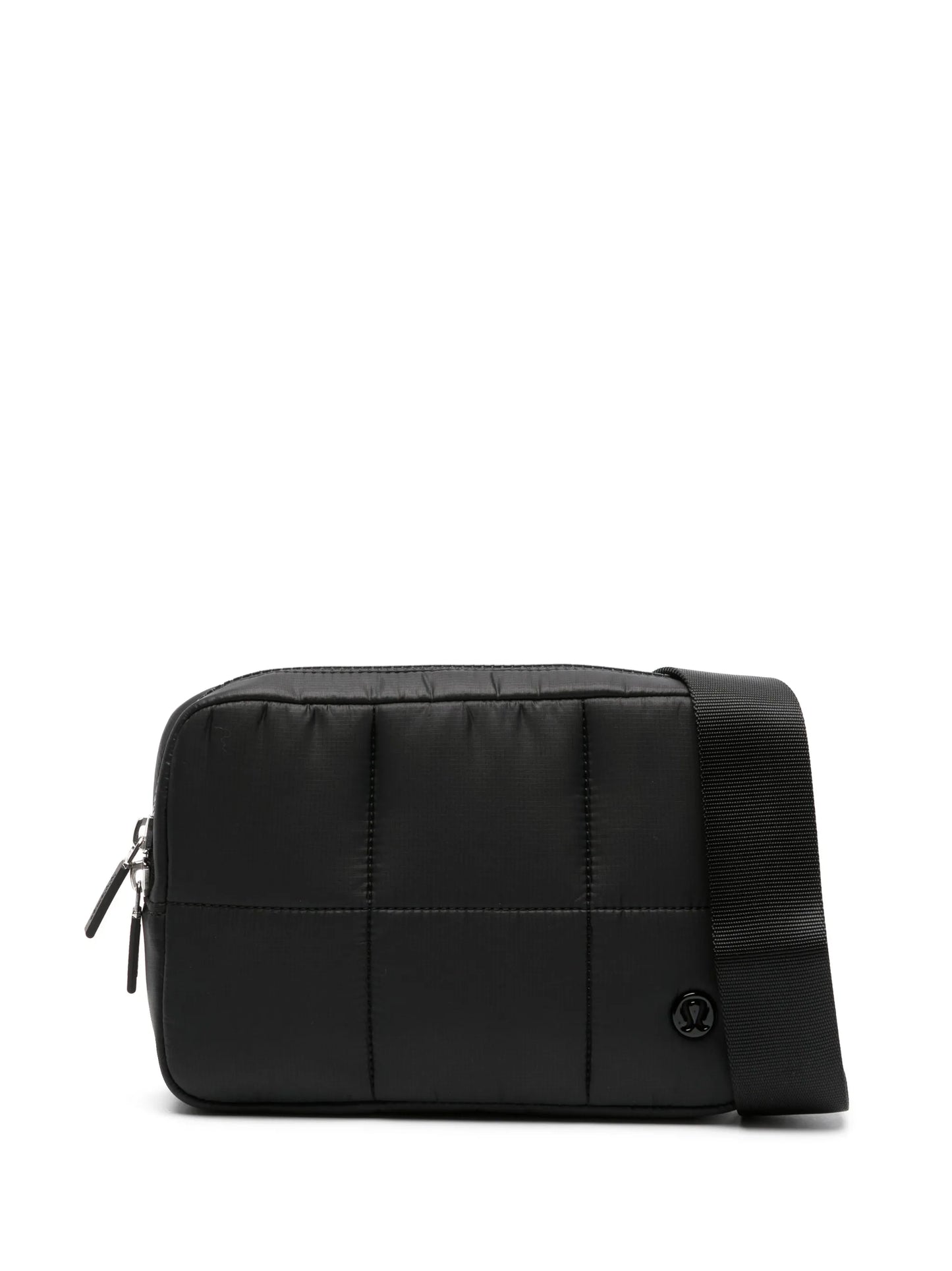 Grid quilted belt bag