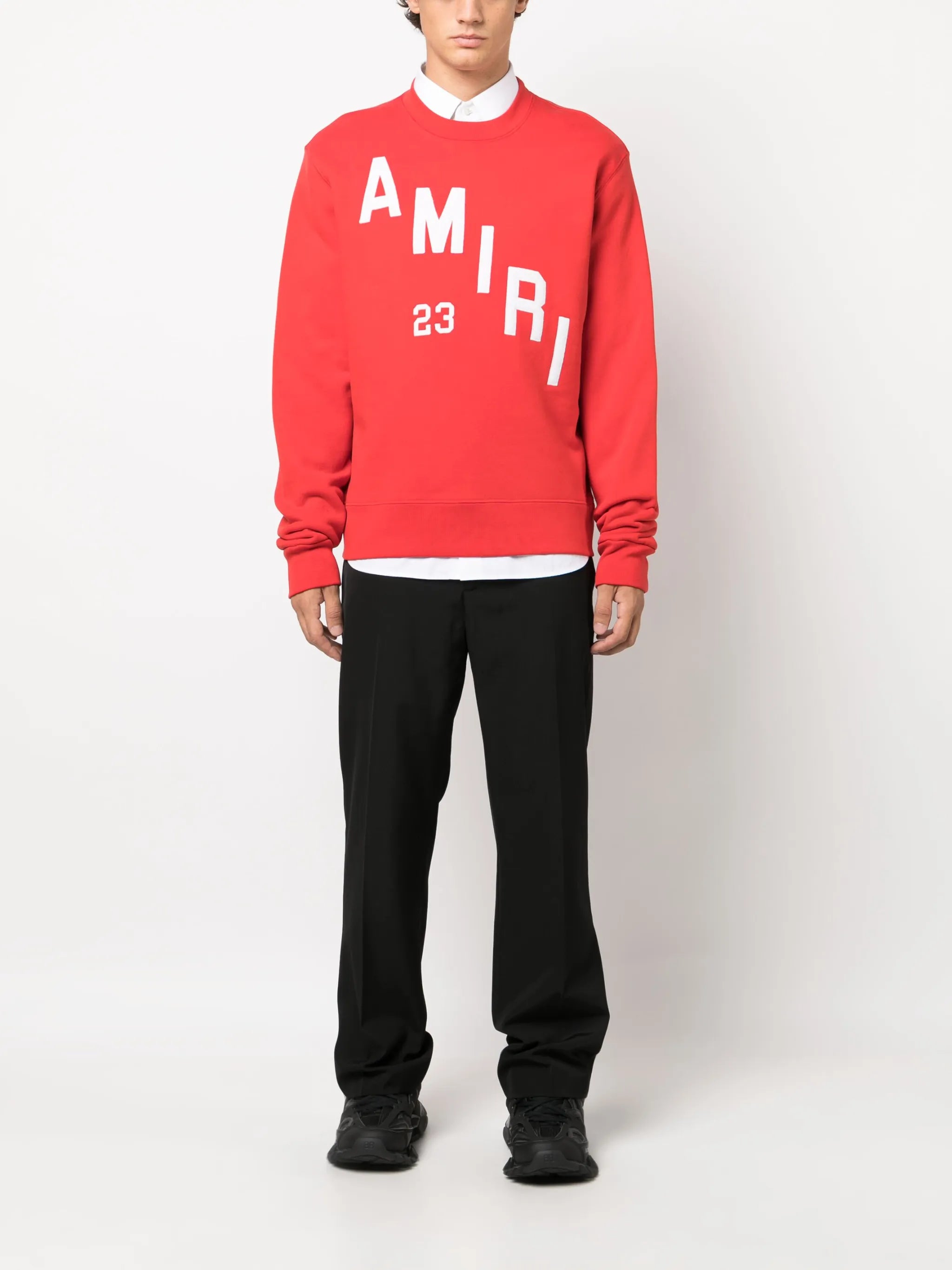 logo-print crew-neck sweatshirt