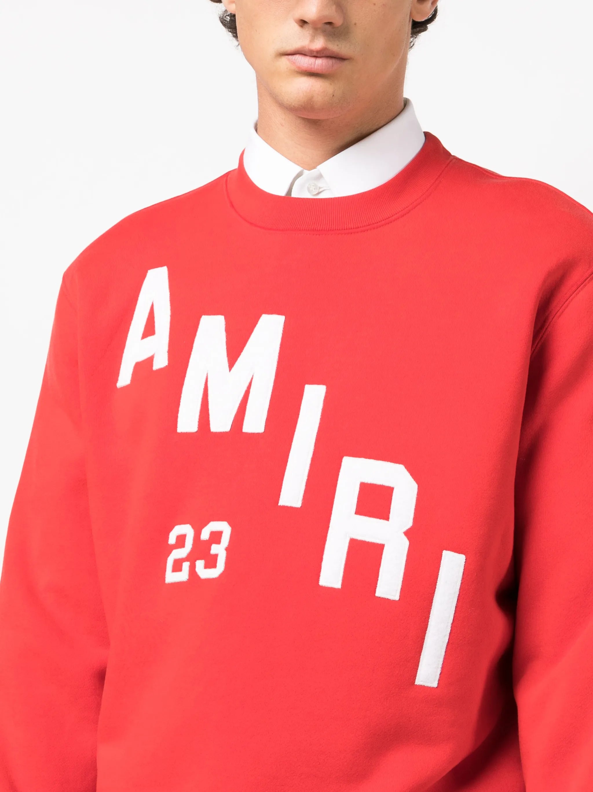 logo-print crew-neck sweatshirt