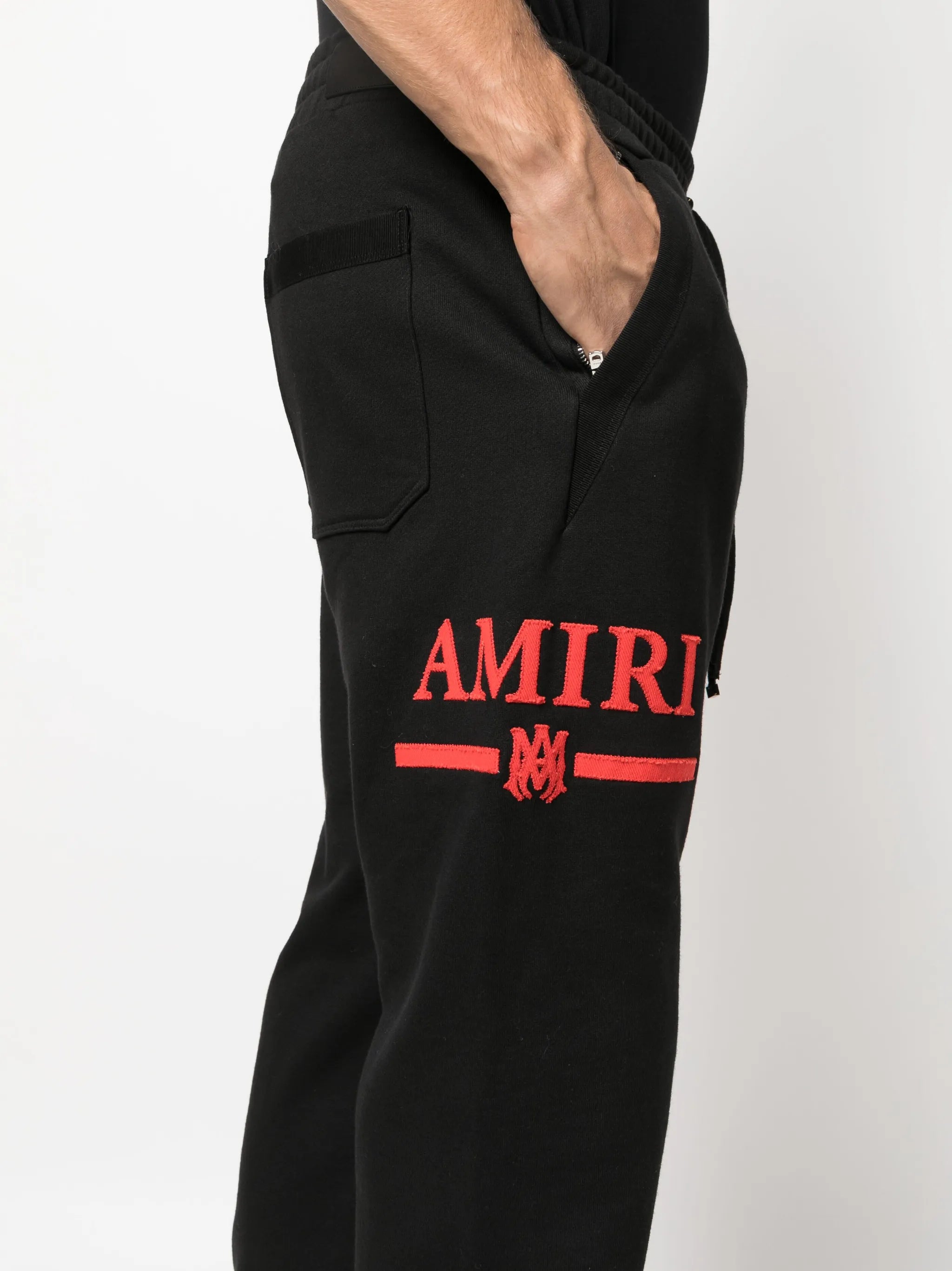 logo-print cotton track pants
