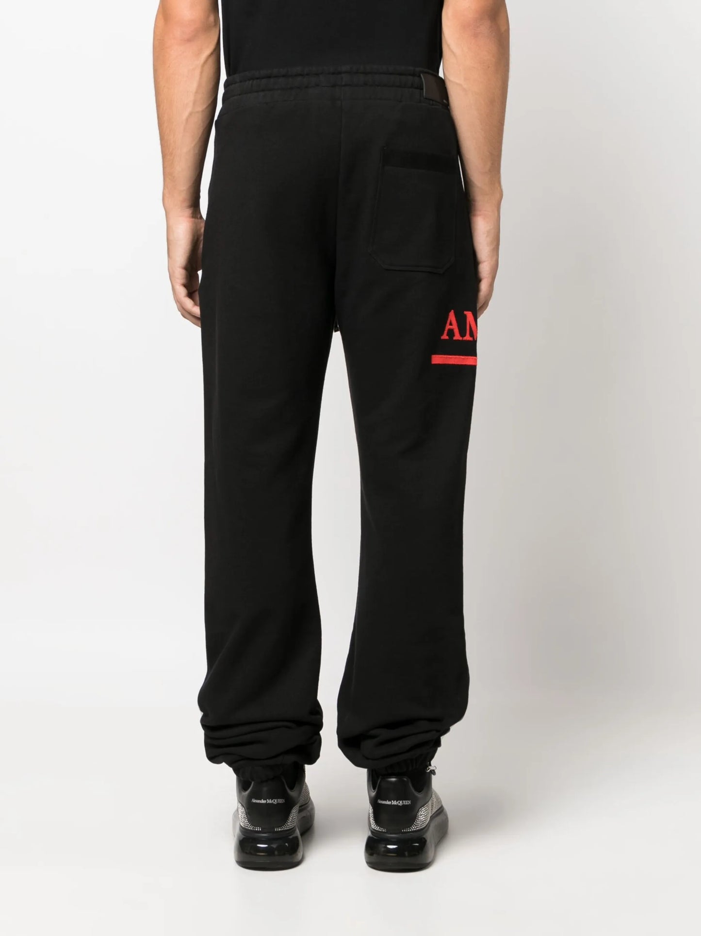 logo-print cotton track pants