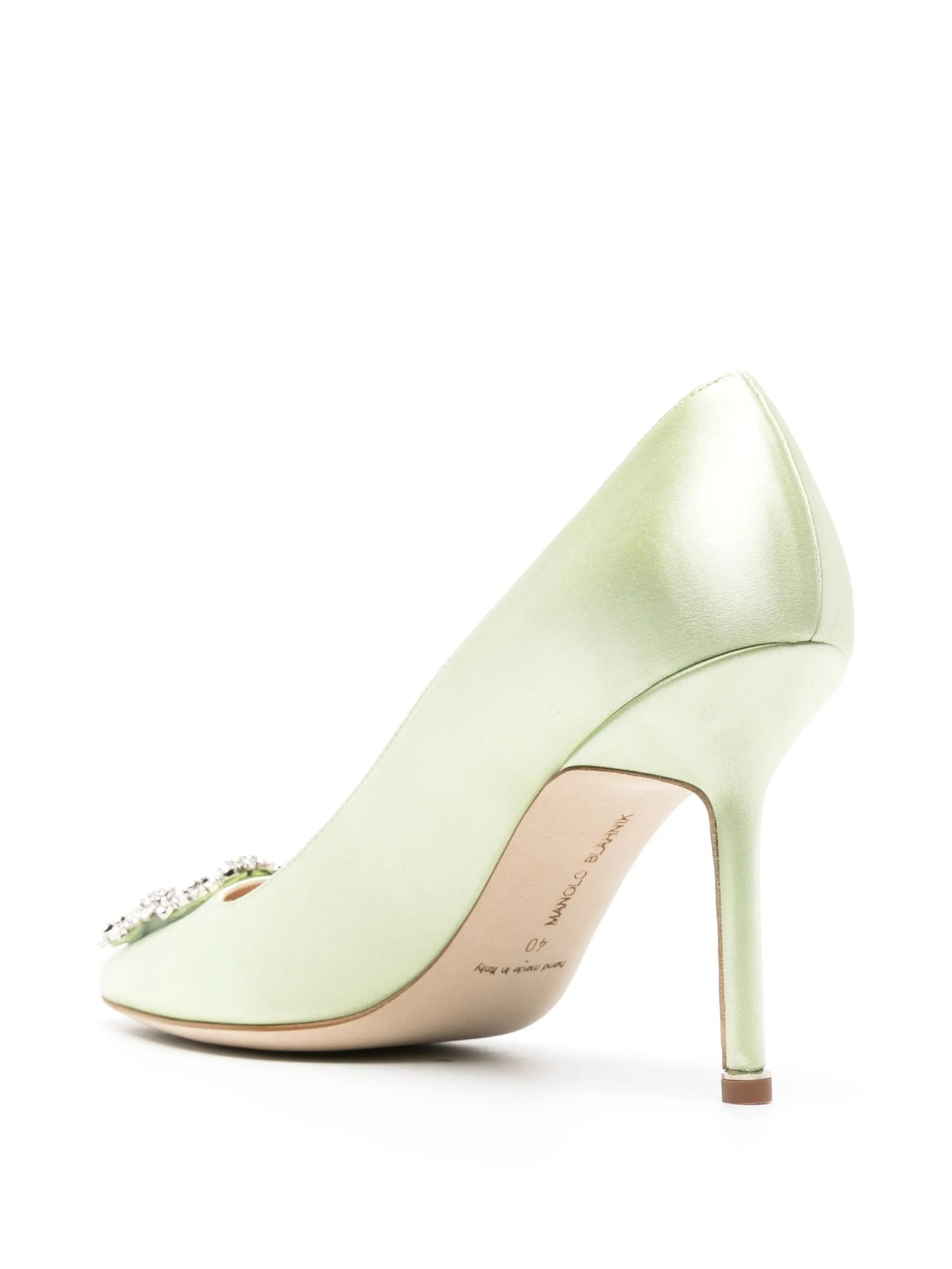 Hangisi 90mm satin pumps