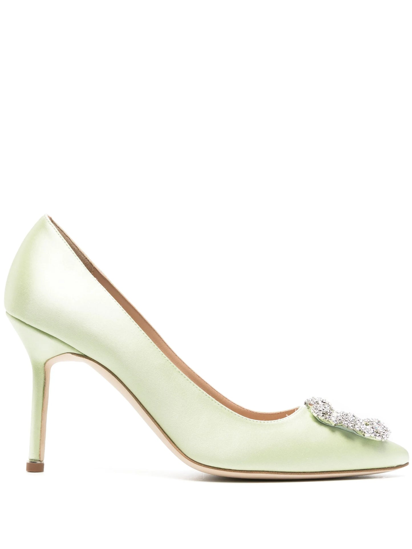 Hangisi 90mm satin pumps