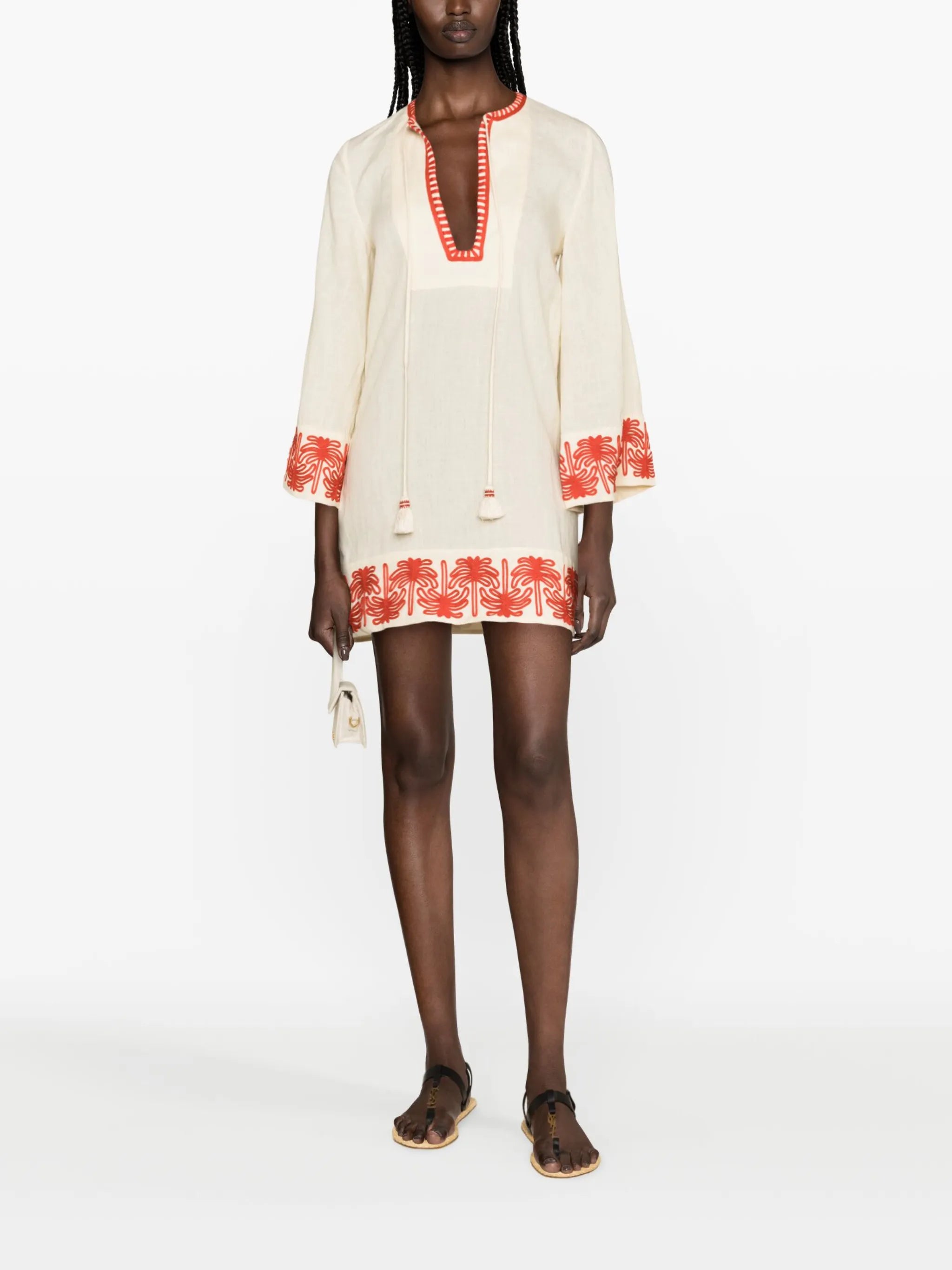 Ocean Clain linen tunic dress