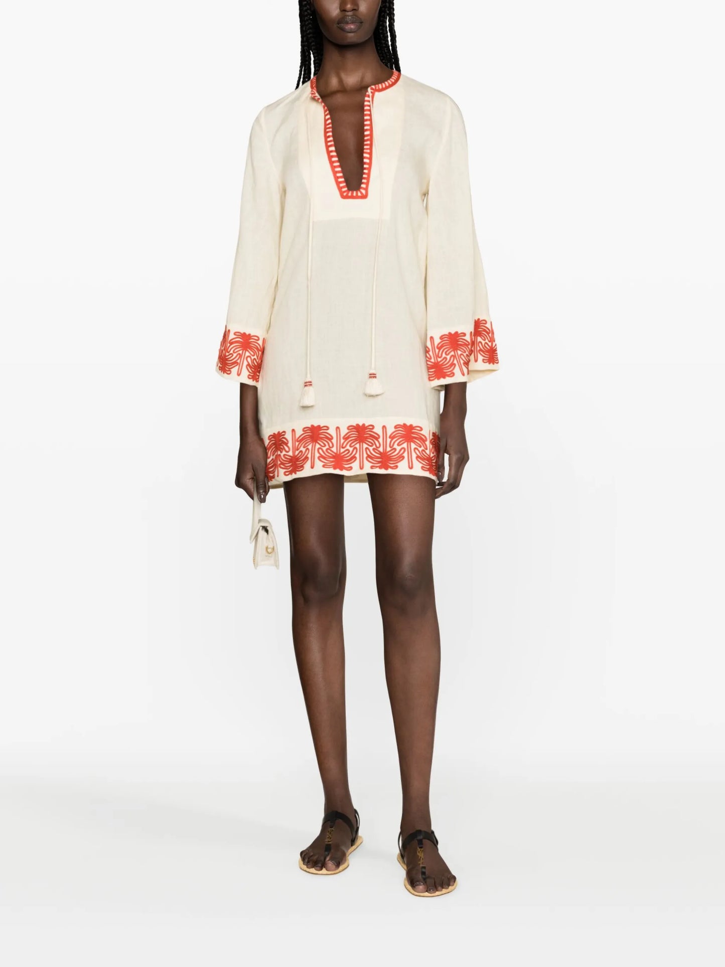 Ocean Clain linen tunic dress
