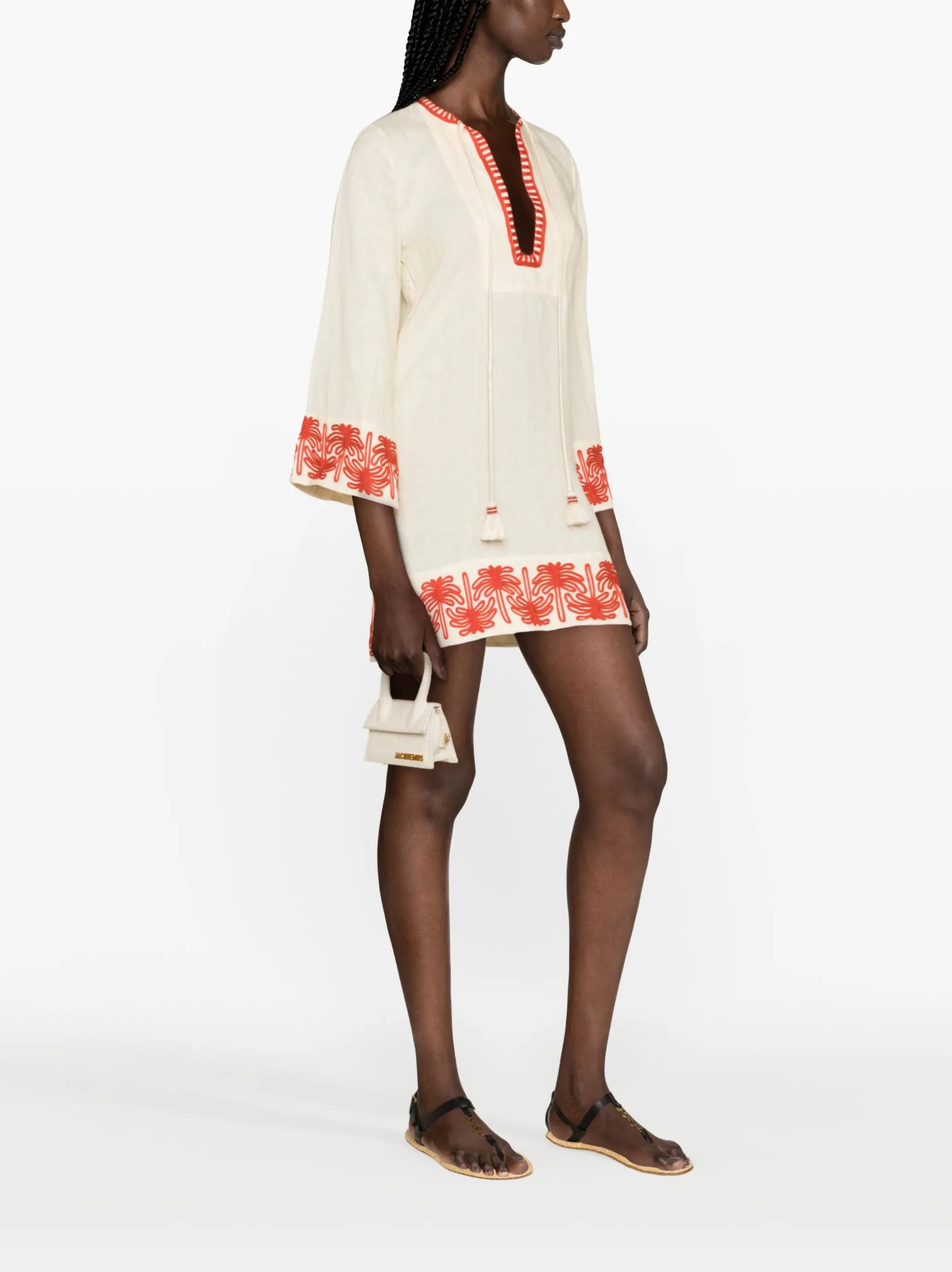 Ocean Clain linen tunic dress