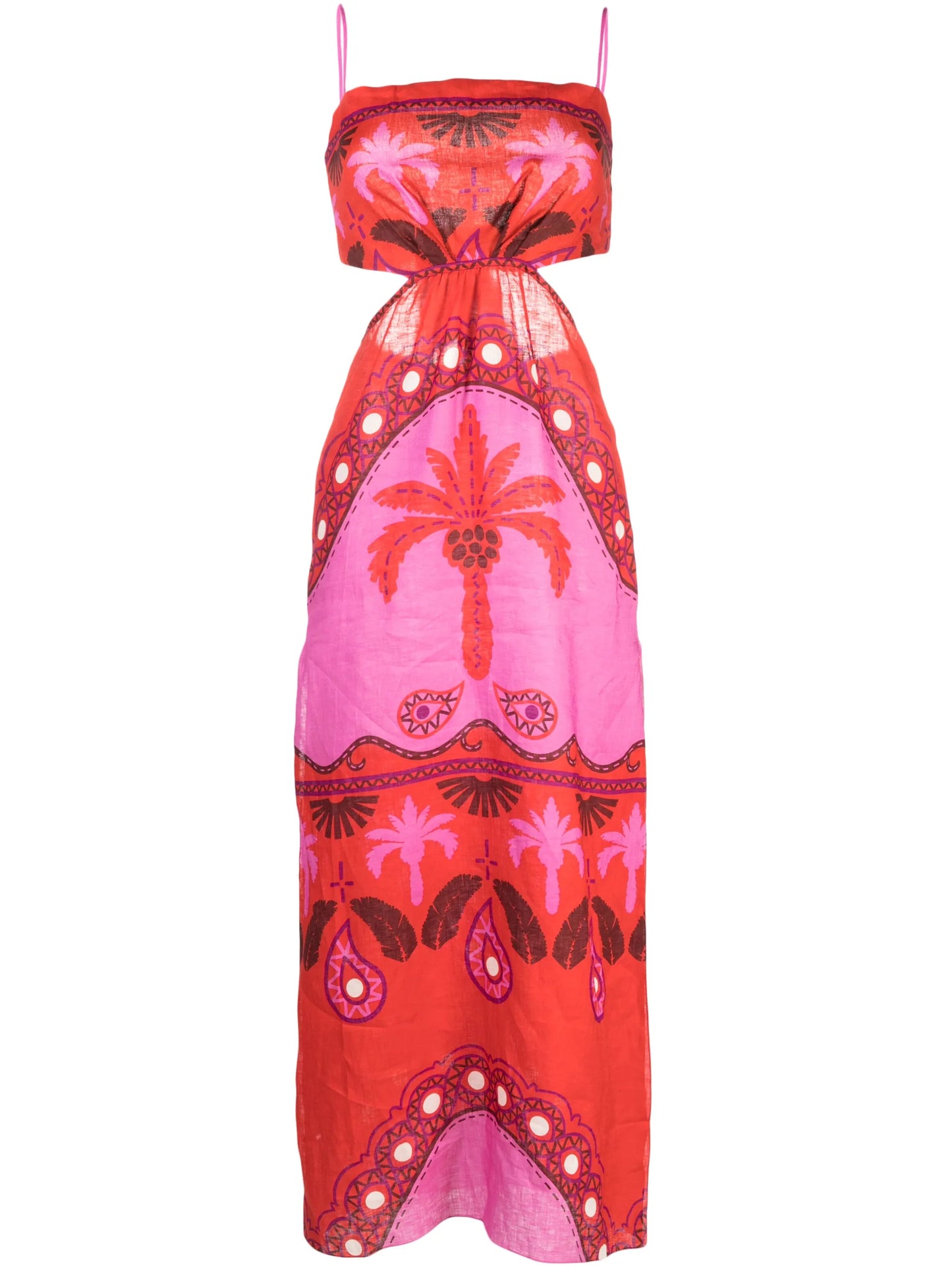 Special Wildness graphic-print maxi dress
