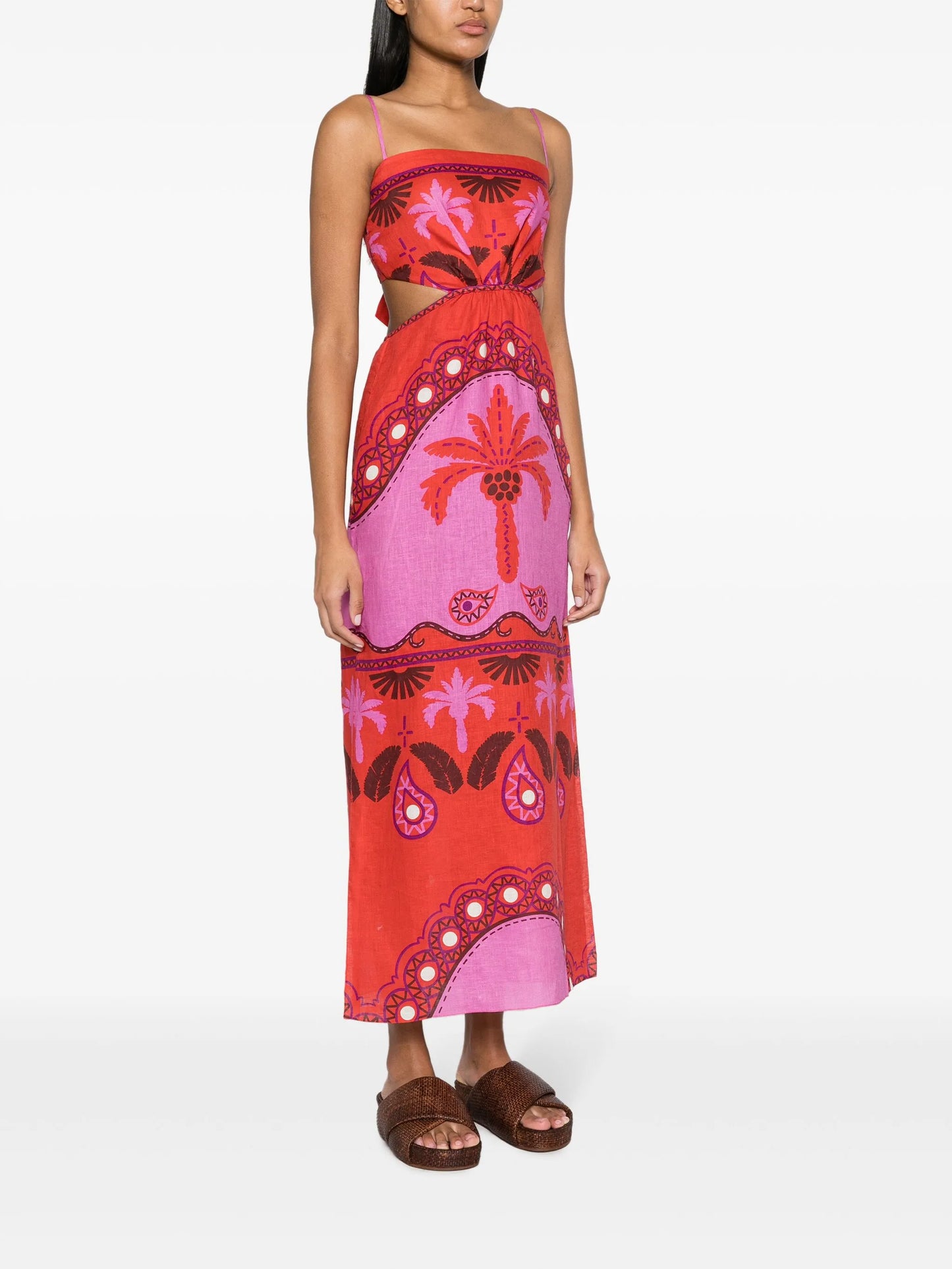 Special Wildness graphic-print maxi dress