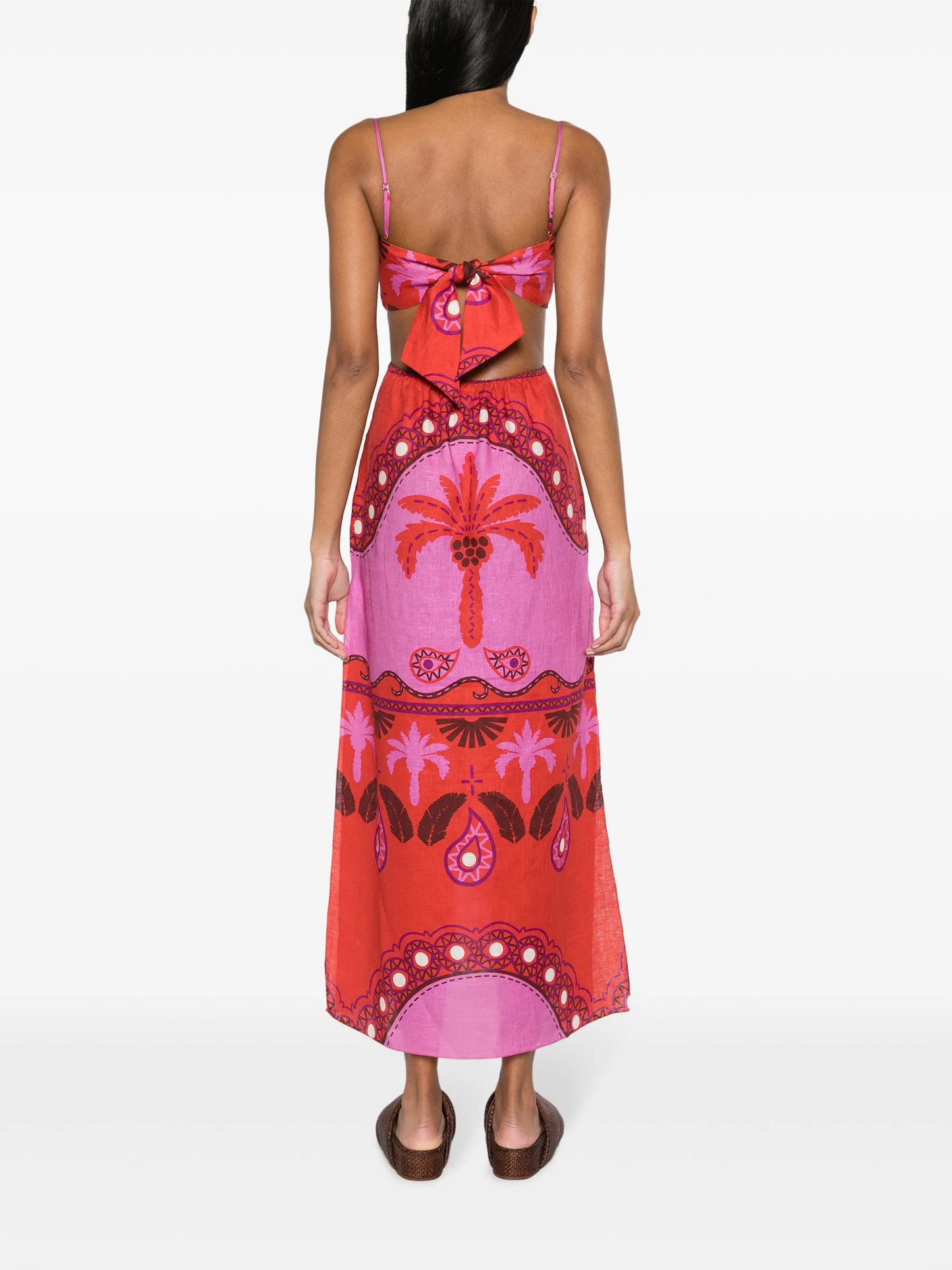 Special Wildness graphic-print maxi dress