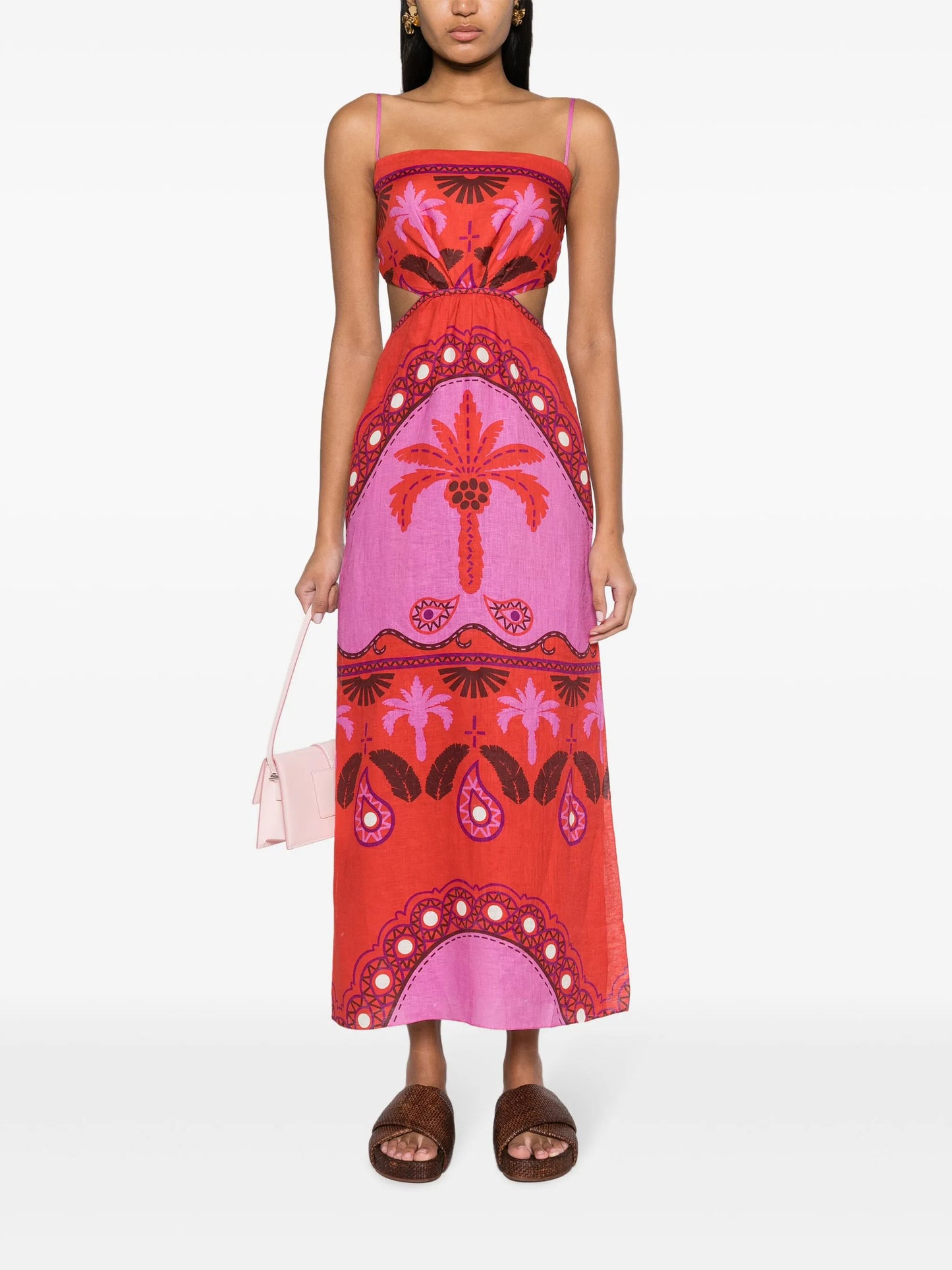 Special Wildness graphic-print maxi dress