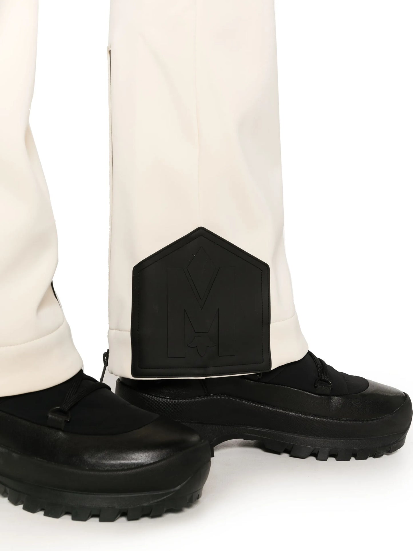 Erika ribbed-detail ski trousers