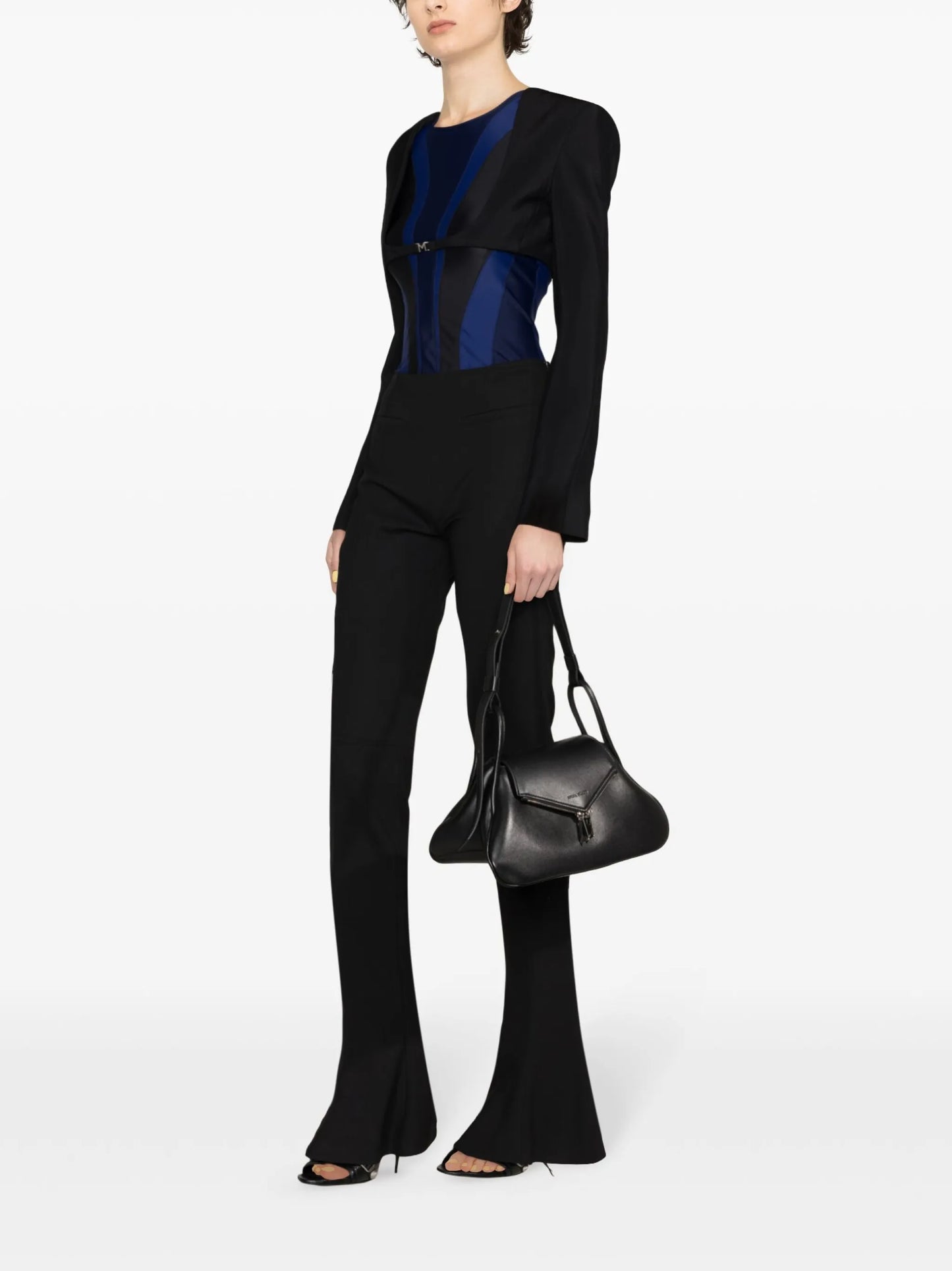logo-plaque cropped jacket
