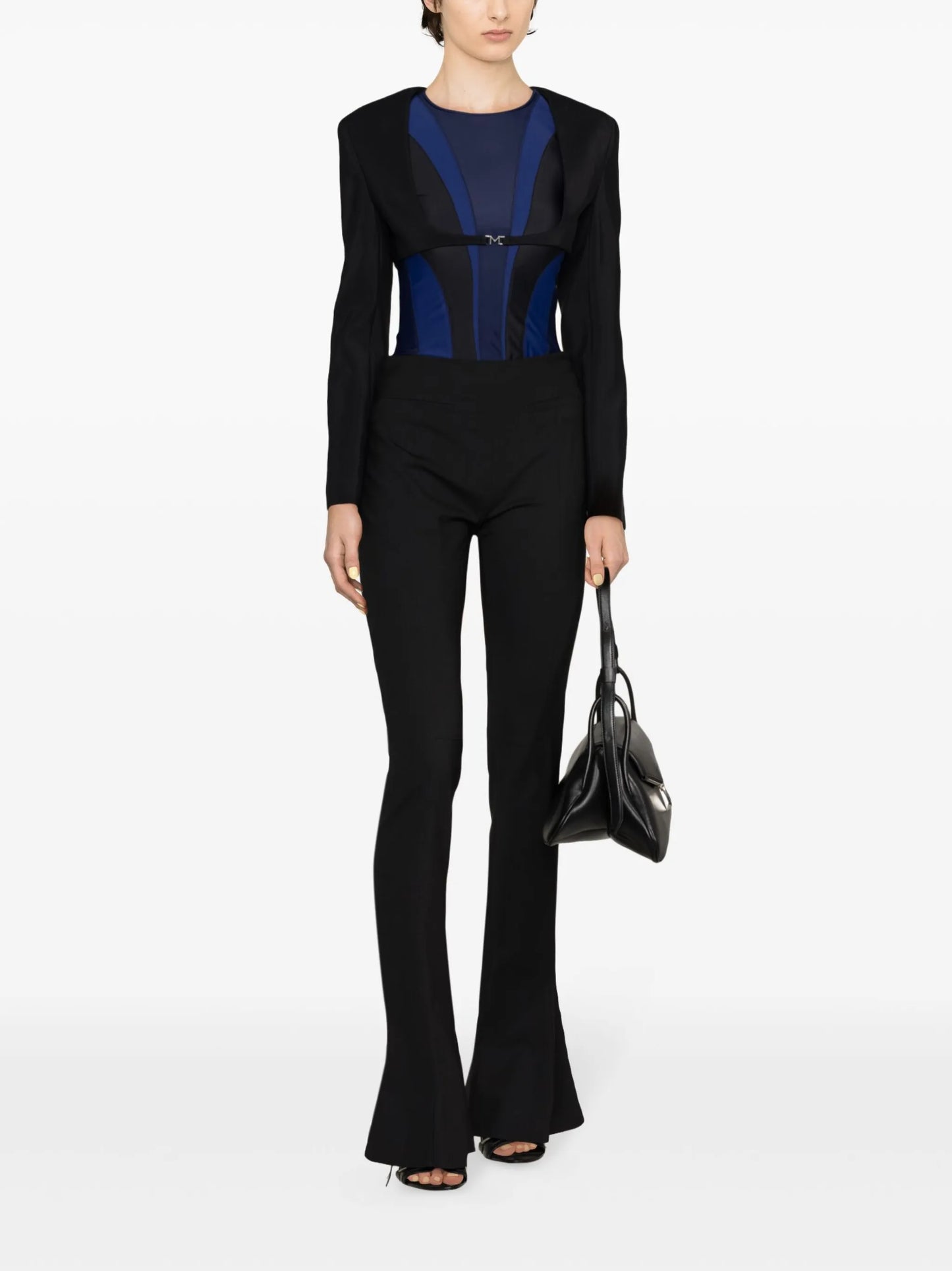 logo-plaque cropped jacket