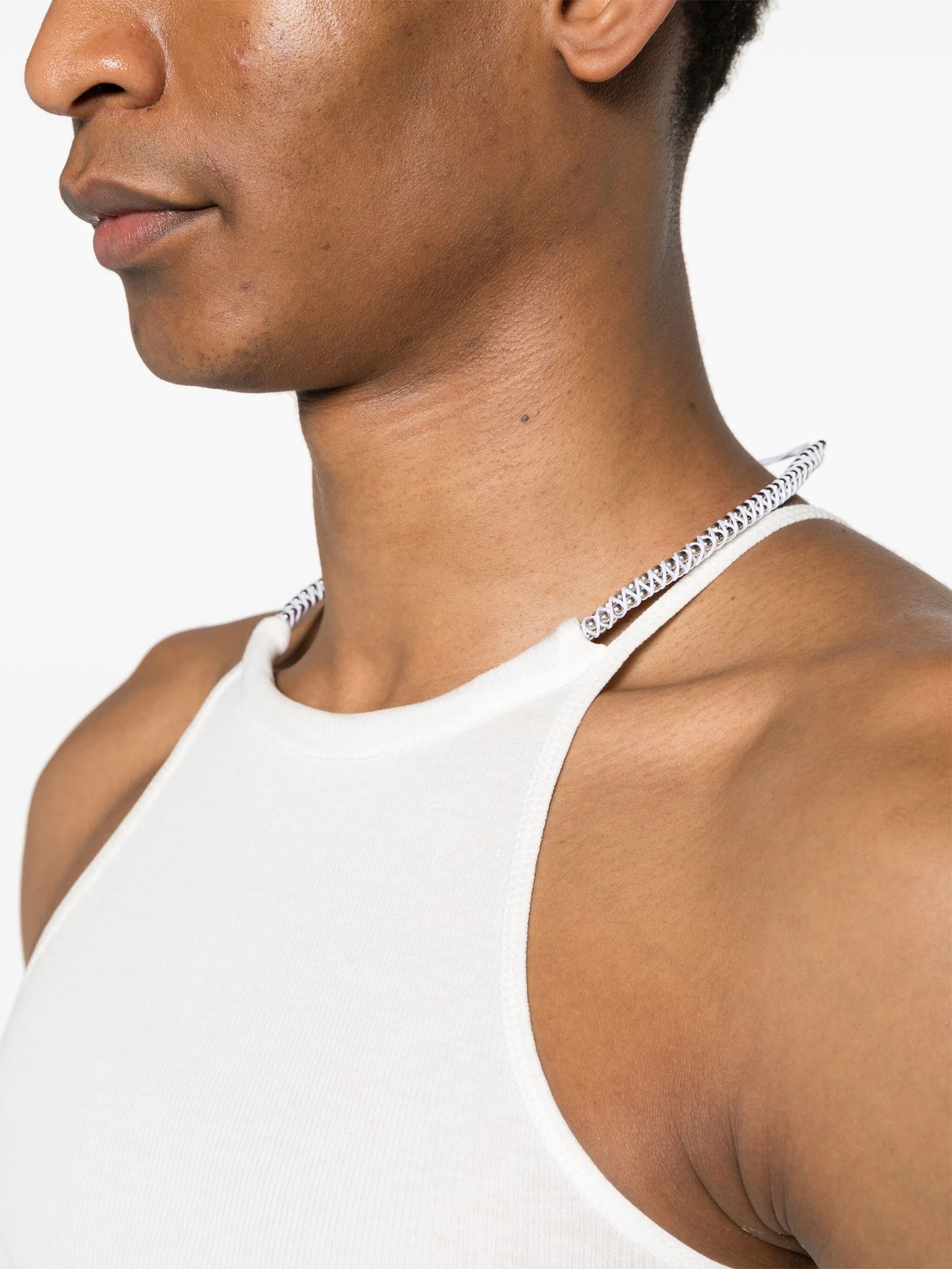 Barball fine-ribbed tank top