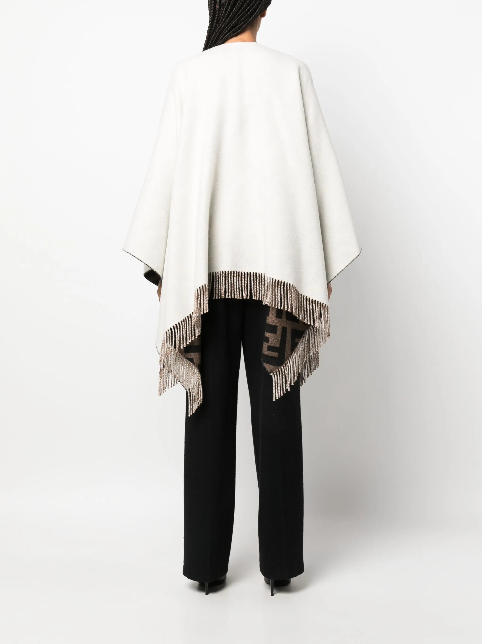 FF logo reversible cape