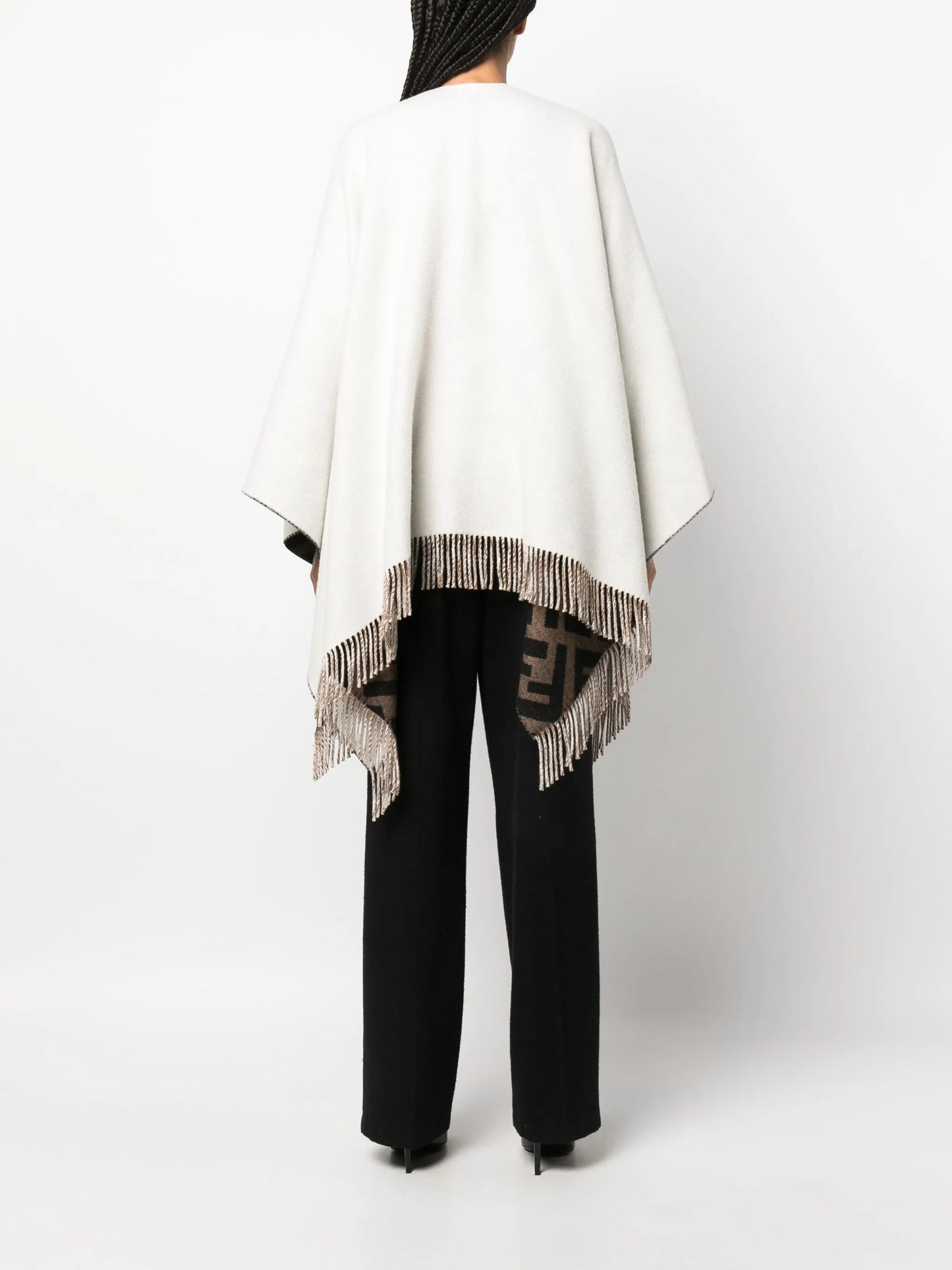 FF logo reversible cape