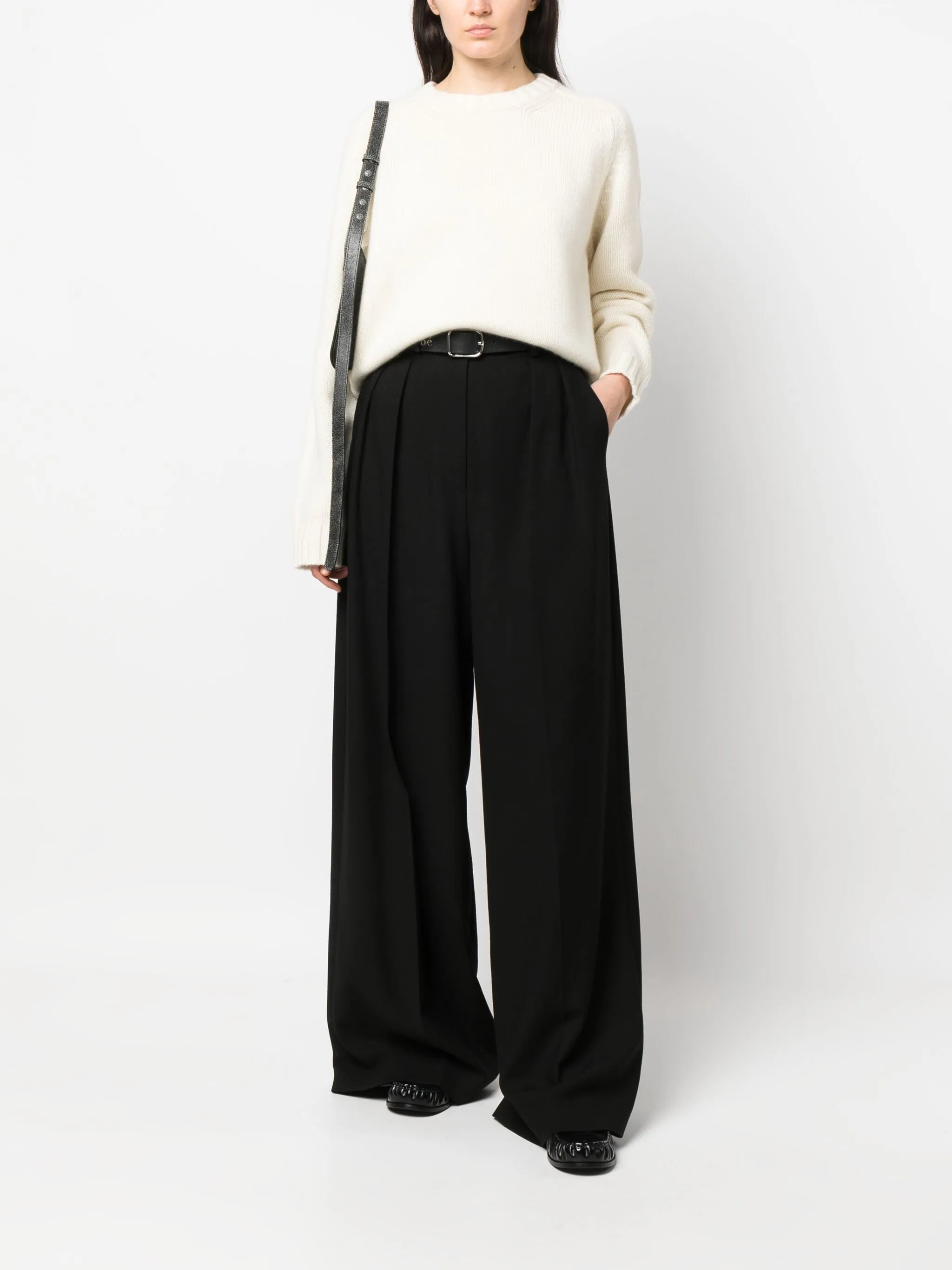 Mae cashmere crew-neck jumper
