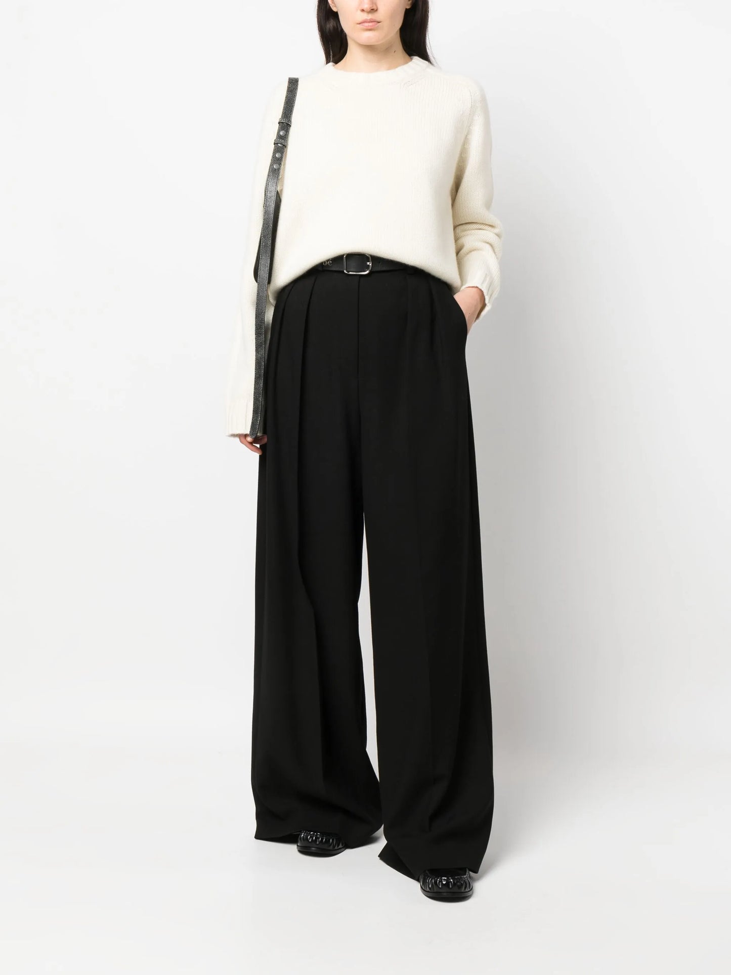 Mae cashmere crew-neck jumper