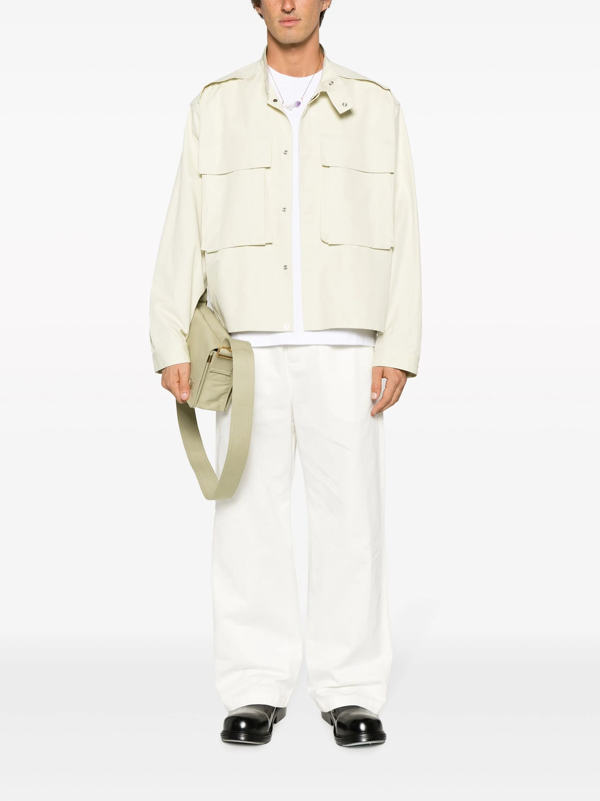 long-sleeve cotton jacket