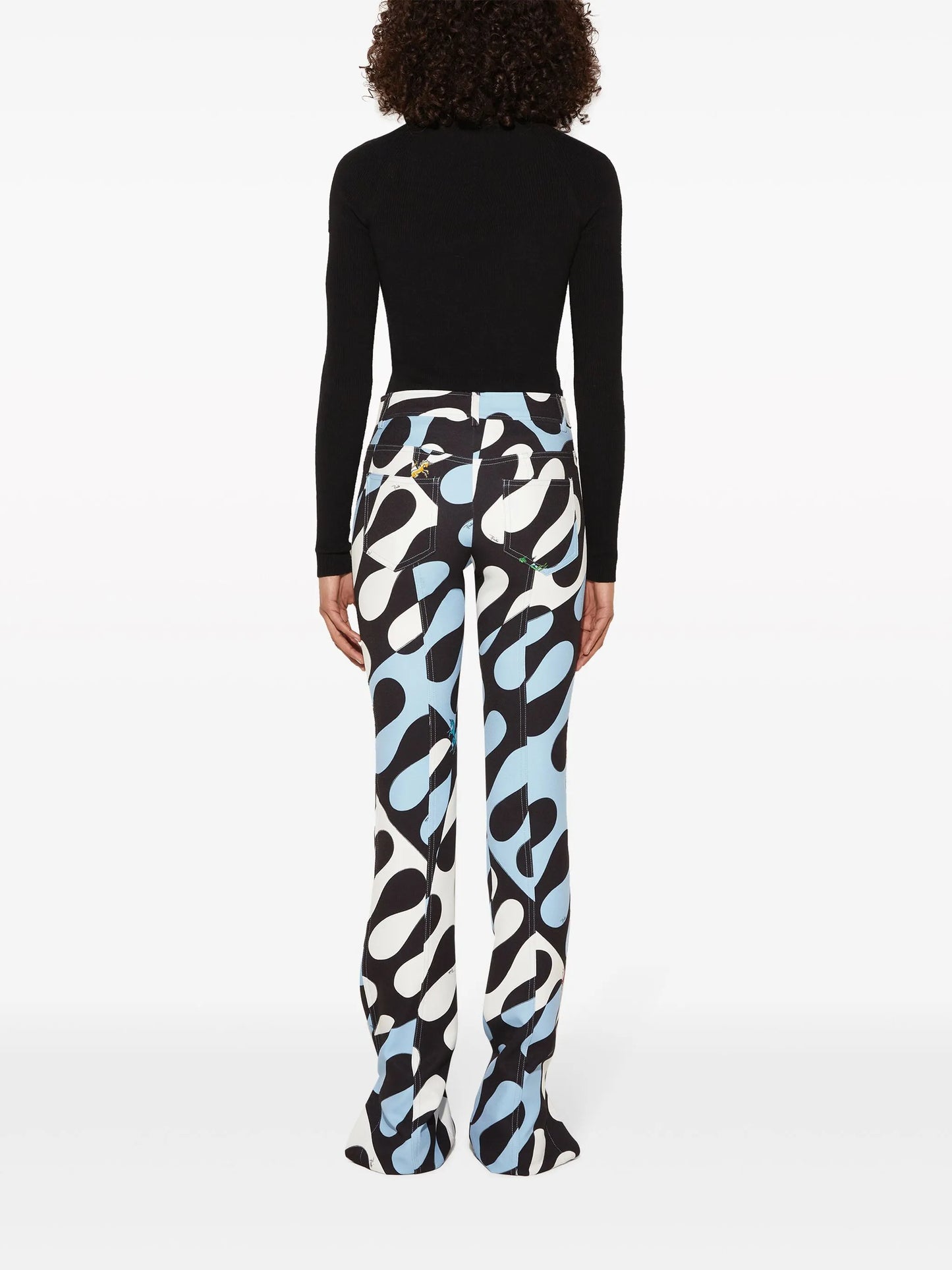 logo-appliqué virgin-wool ribbed jumper
