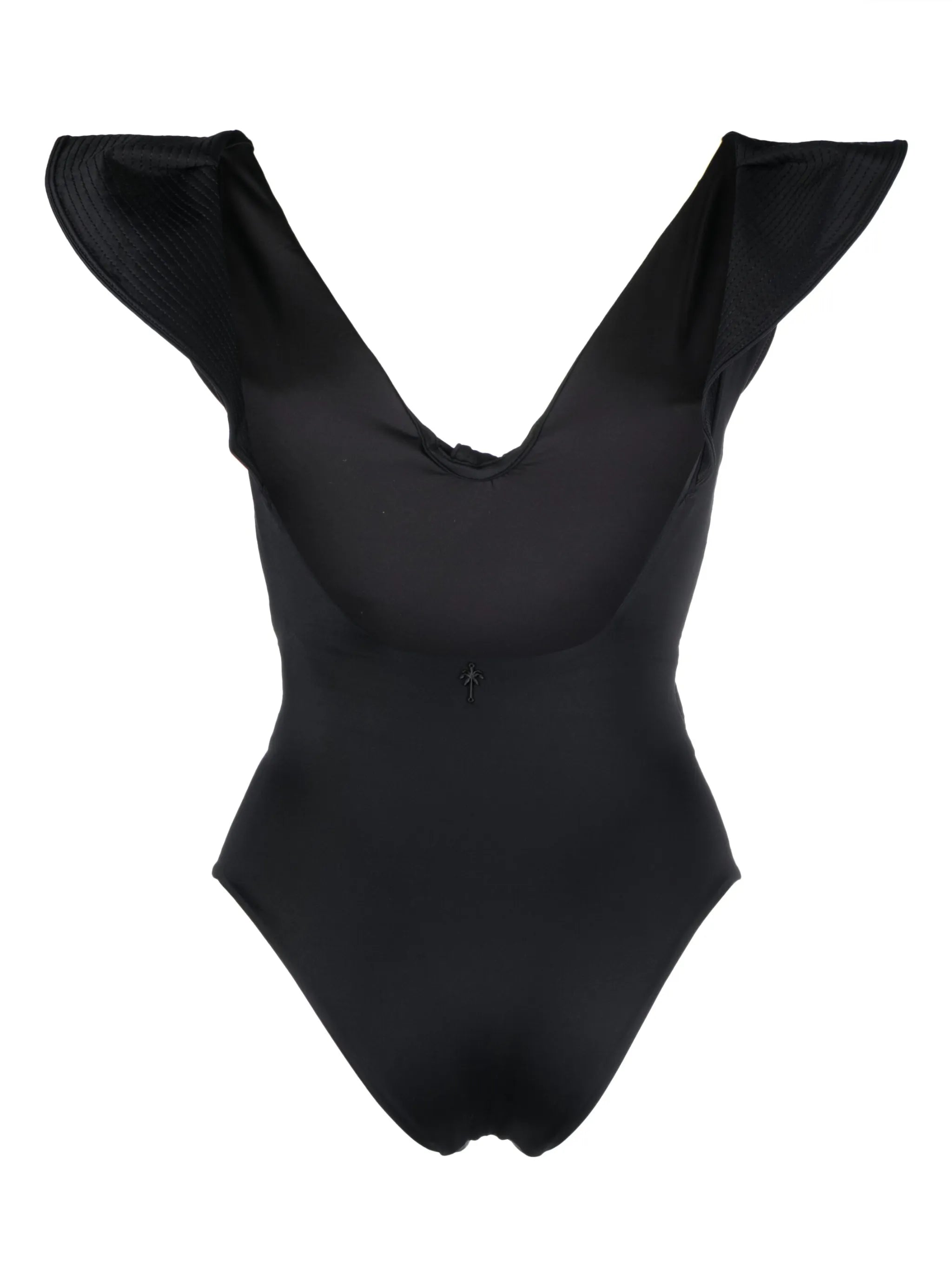 Island Rhythms ruffled swimsuit