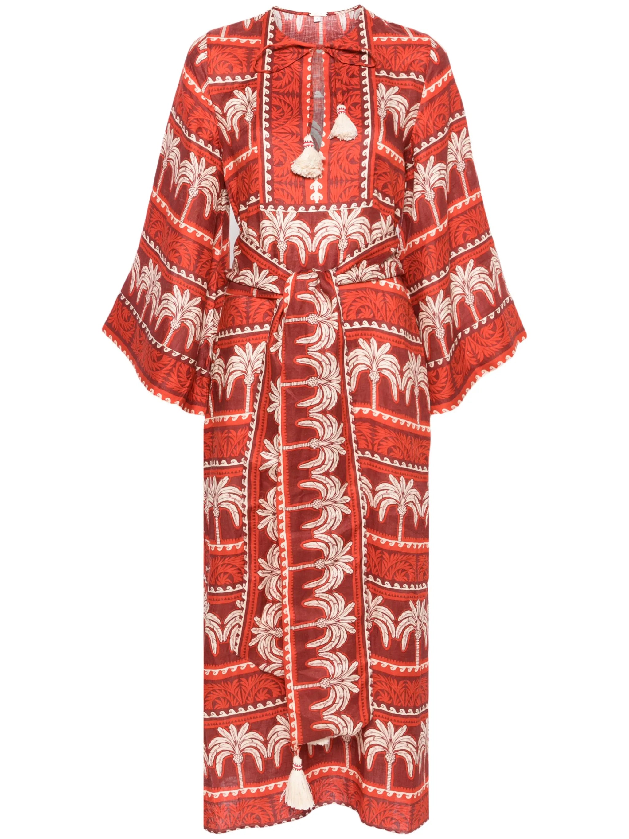 Wild Savannah linen maxi dress