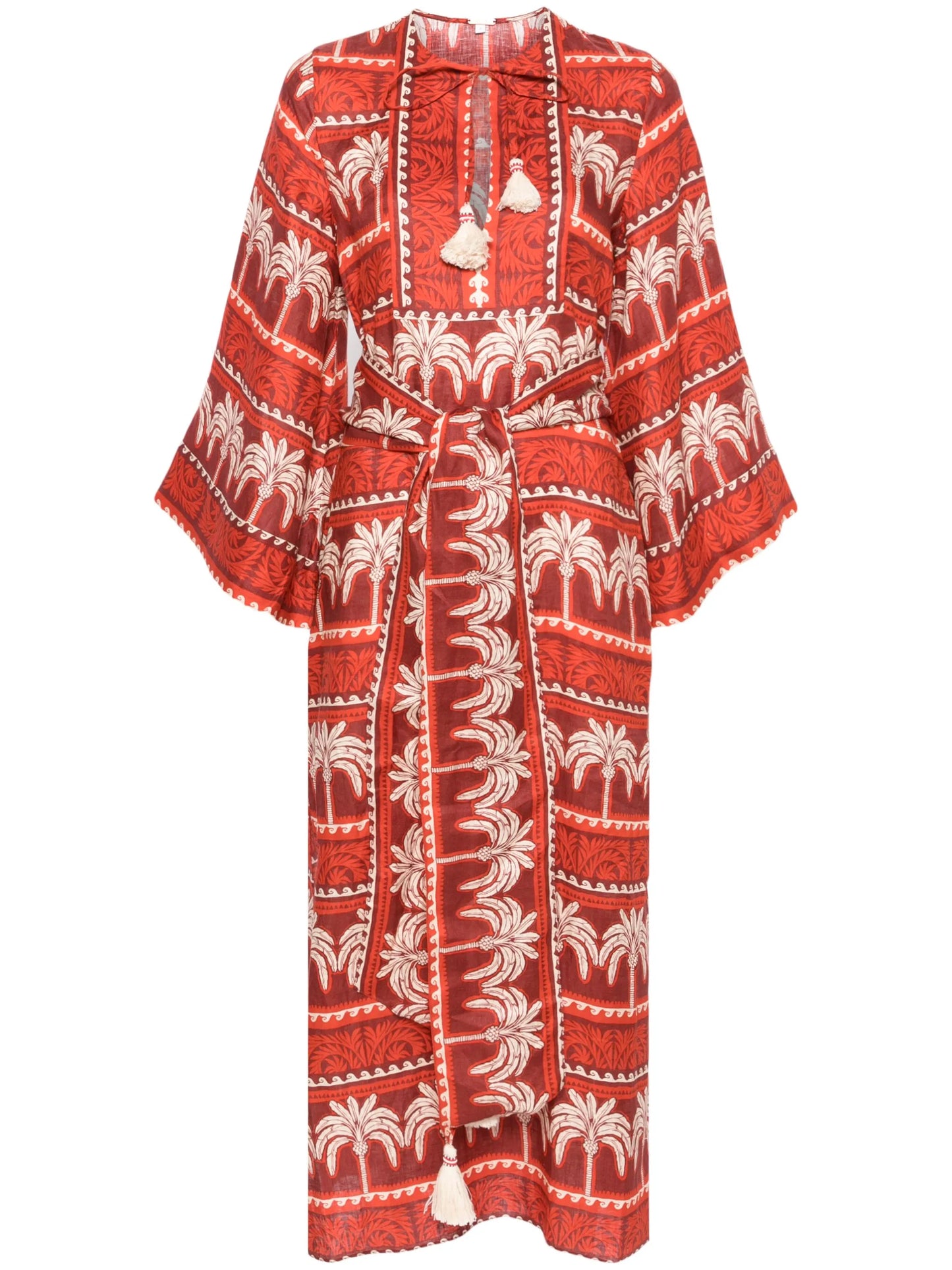 Wild Savannah linen maxi dress