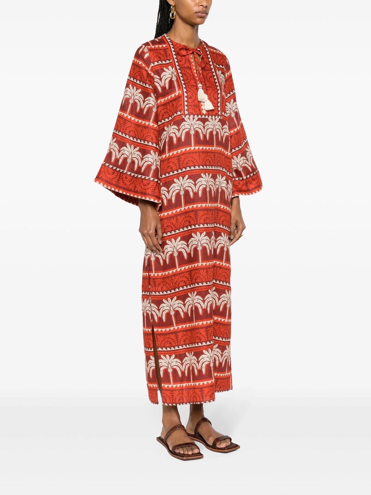 Wild Savannah linen maxi dress