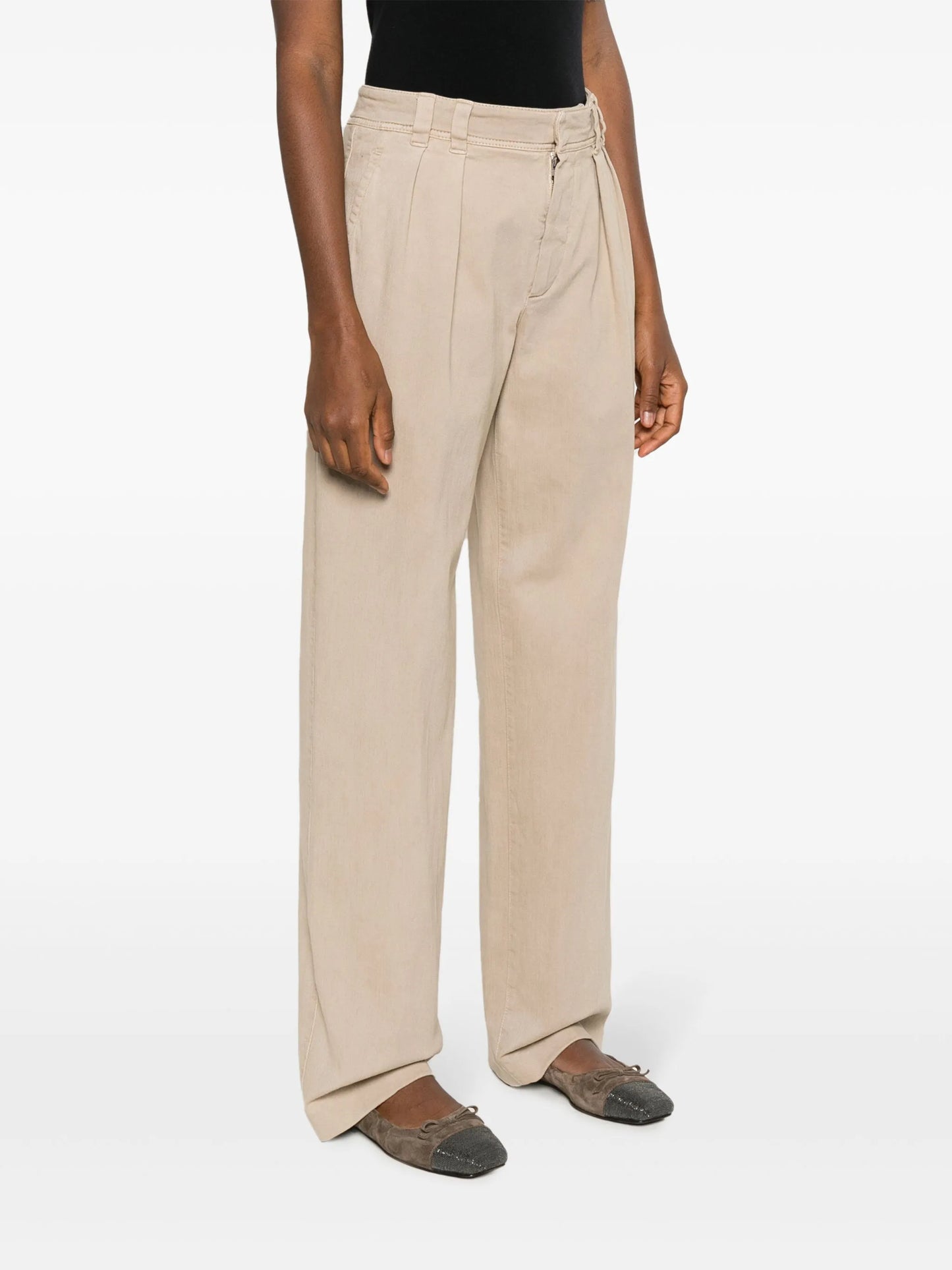 Tinto pleated boyfriend jeans