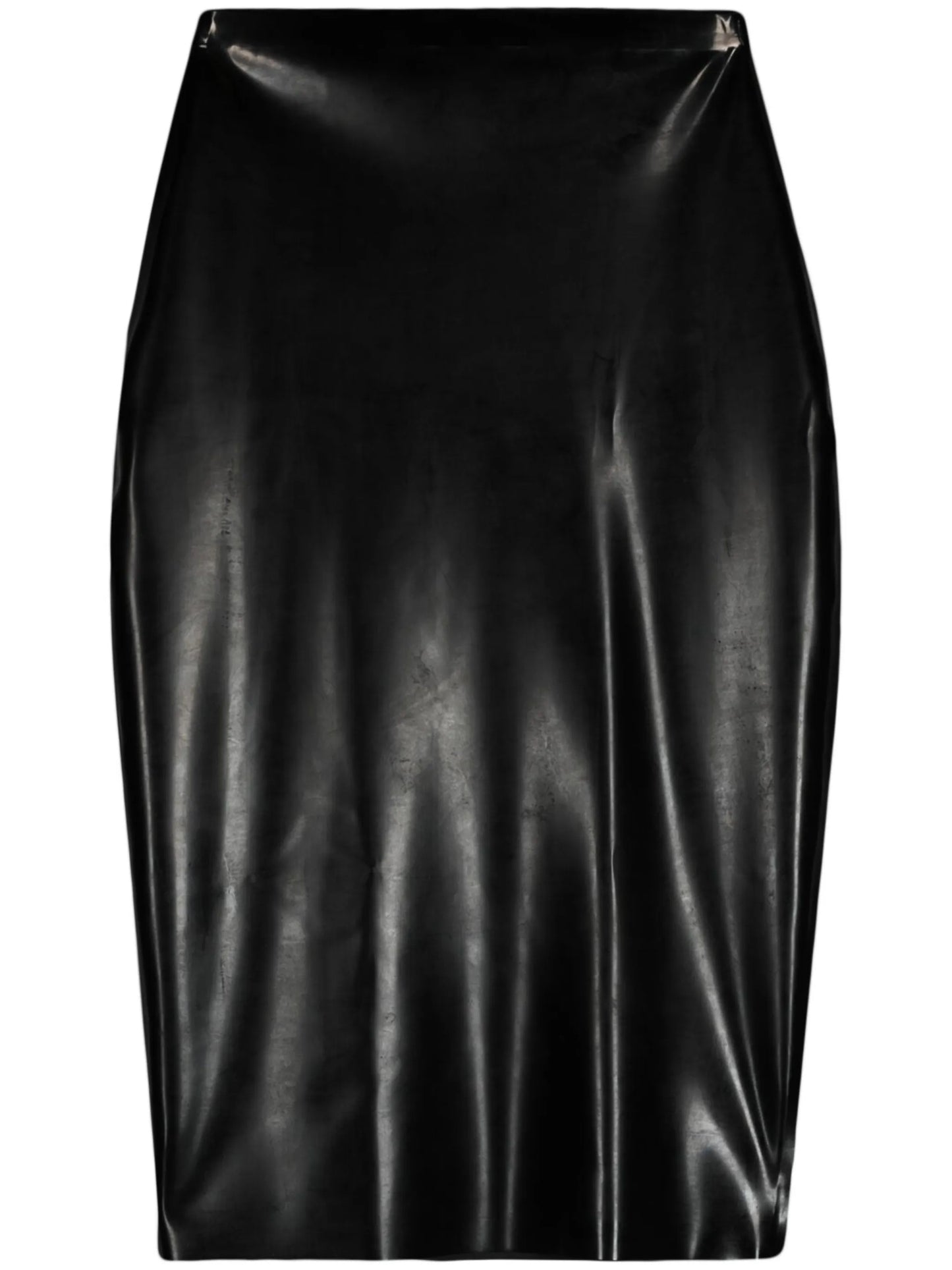 latex pencil skirt