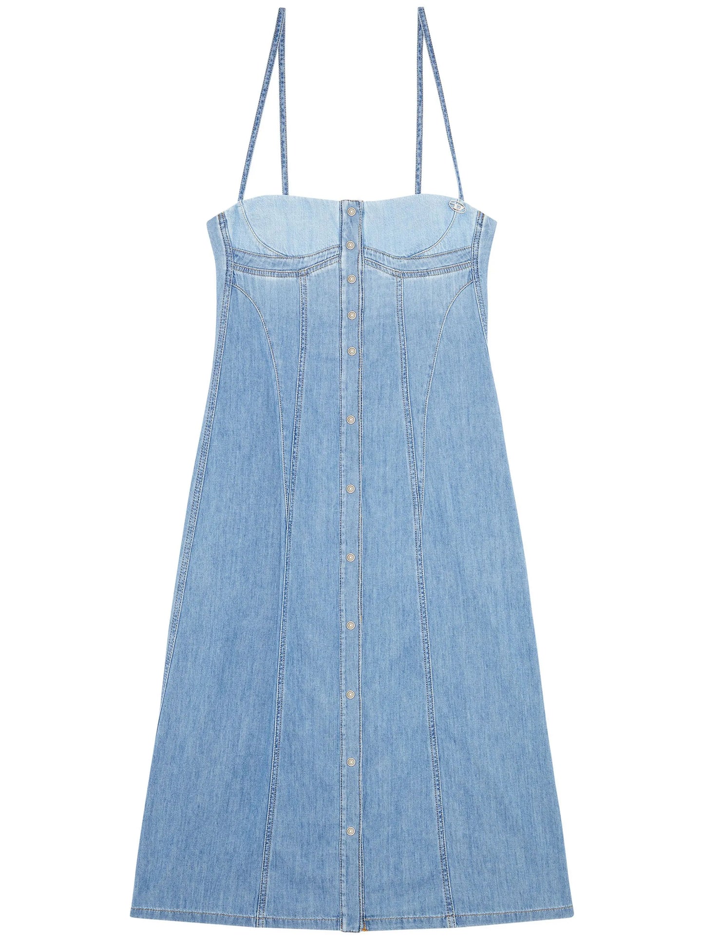 De-Dressy denim midi dress